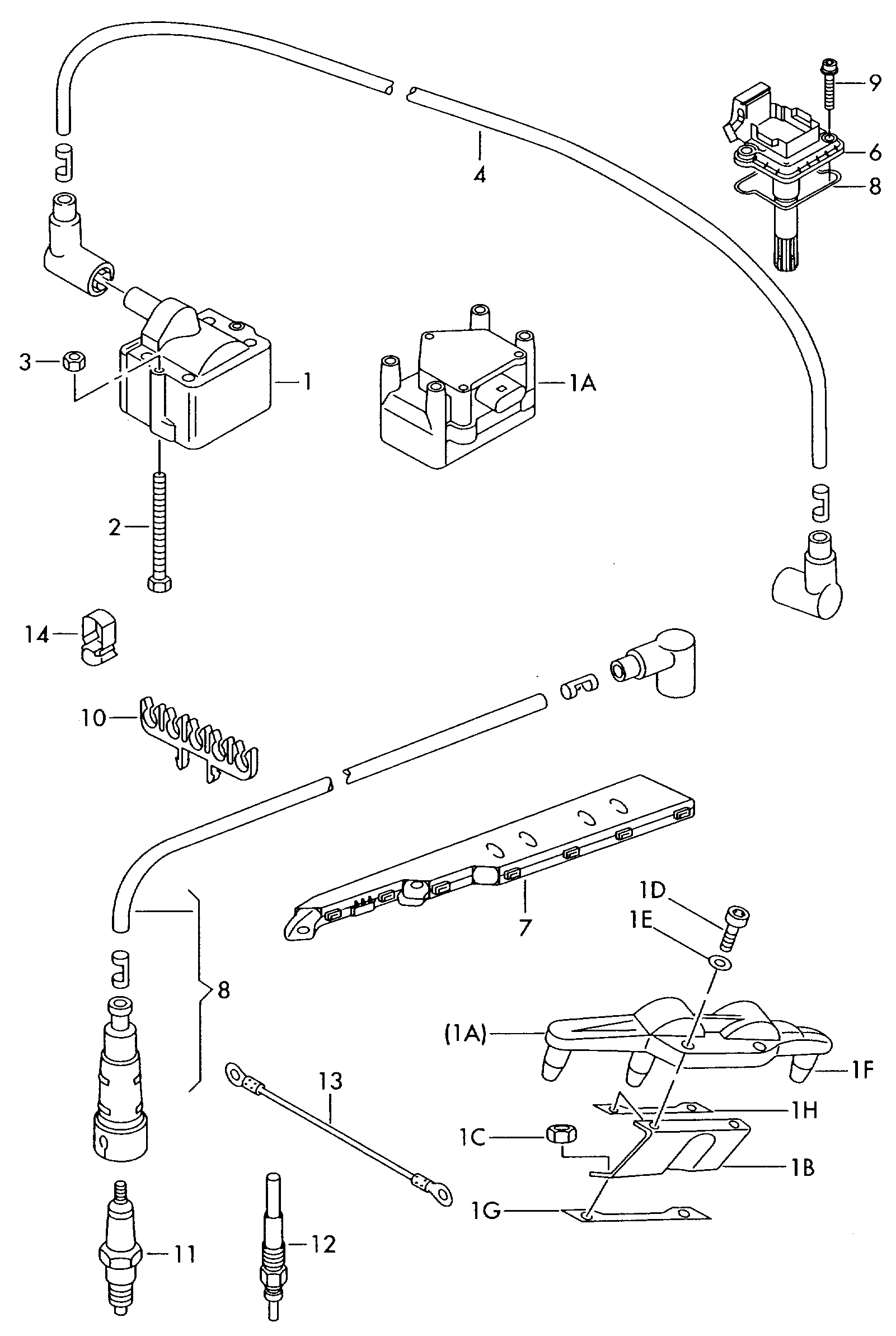 AUDI 101 000 060 AA - Zündkerze alexcarstop-ersatzteile.com