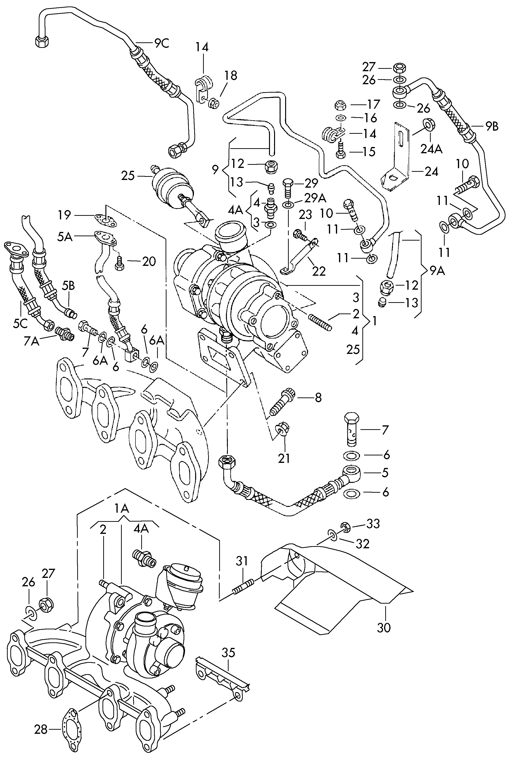 Skoda (SVW) 03G253014R - Lader, Aufladung alexcarstop-ersatzteile.com