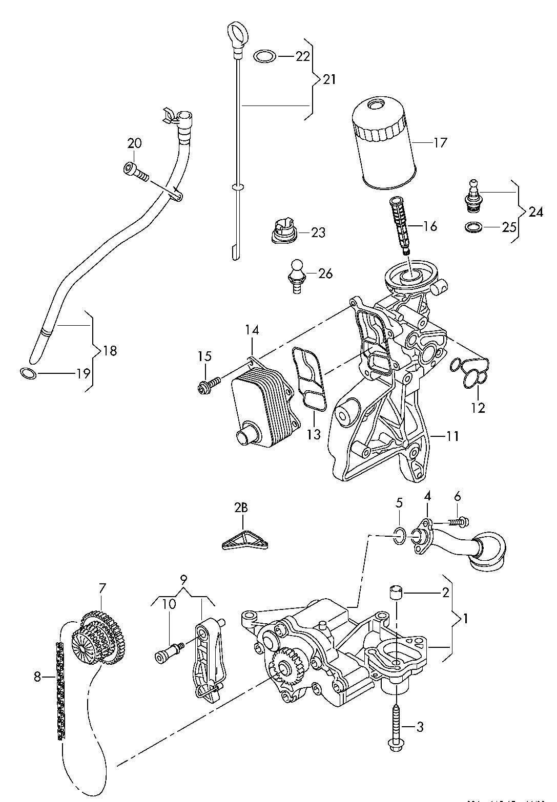 AUDI 06J 115 403 Q - Ölfilter alexcarstop-ersatzteile.com