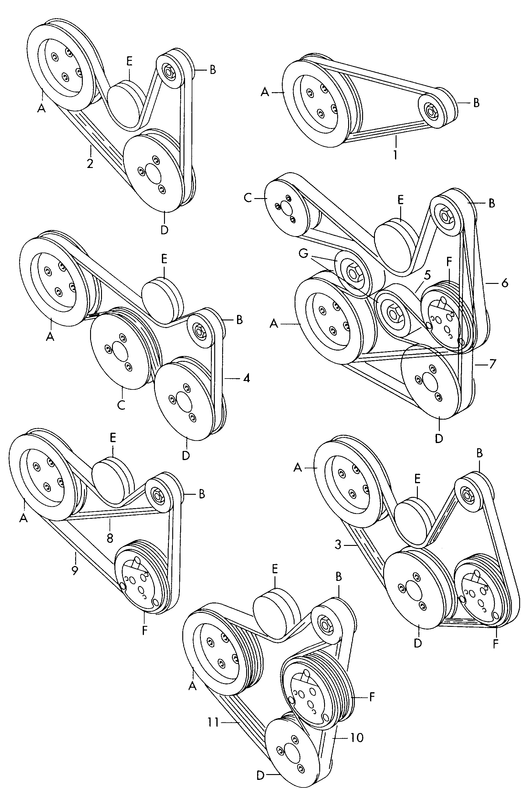 Seat 06J 260 849 D - Keilrippenriemen alexcarstop-ersatzteile.com