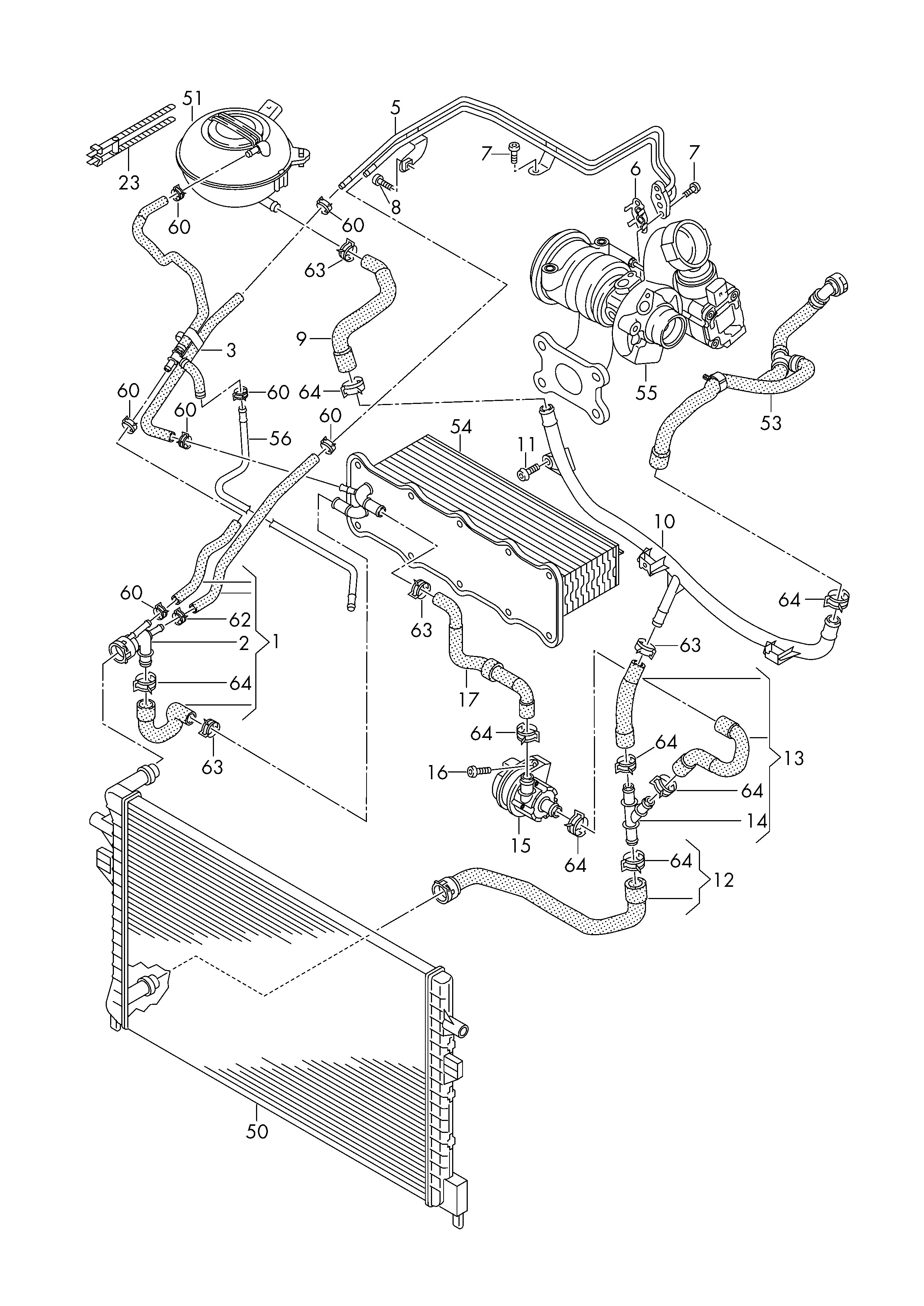 VAG 5G0 965 567 A - Zusatzwasserpumpe alexcarstop-ersatzteile.com