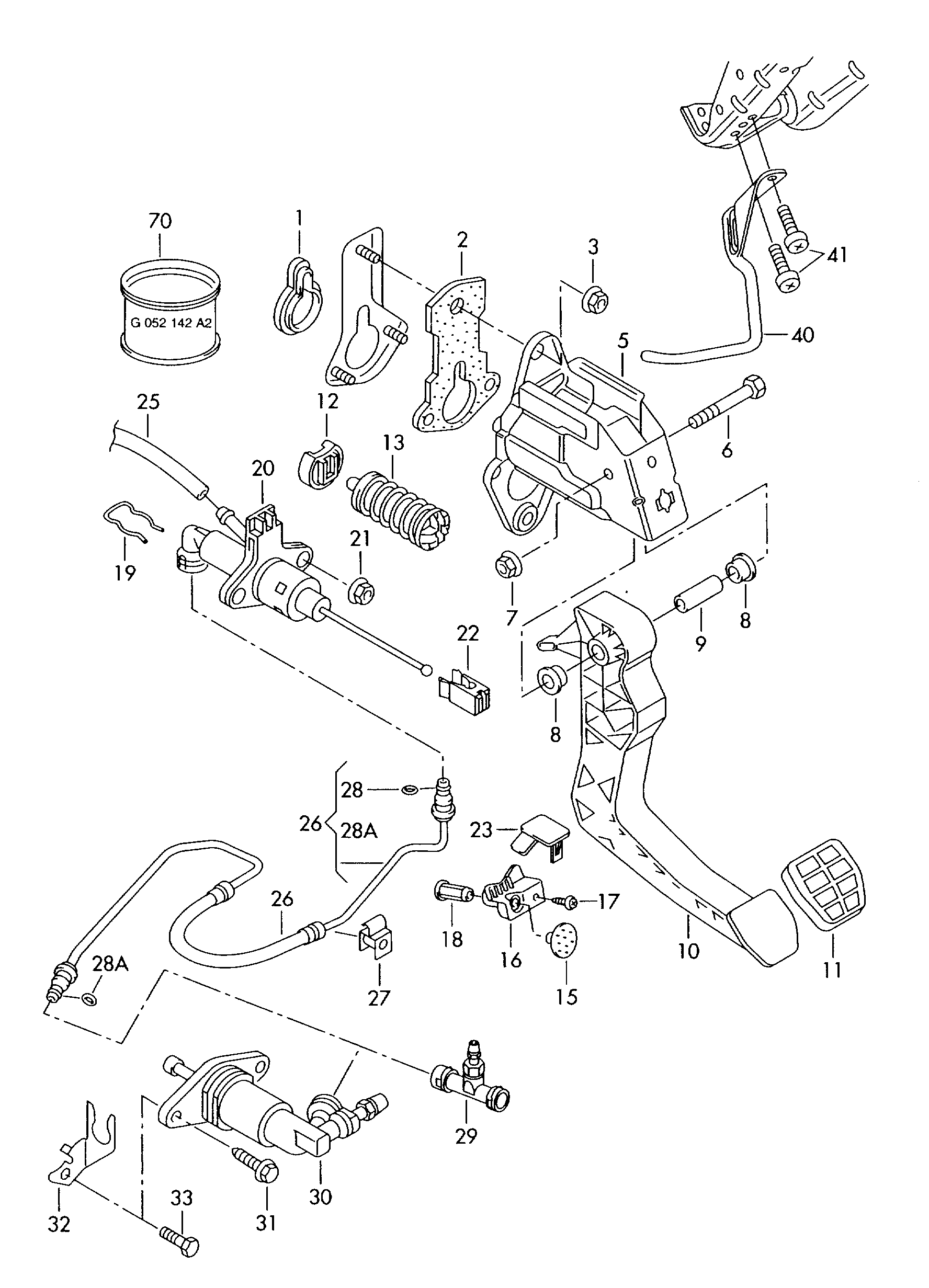 AUDI 6Q0 721 388 D - Geberzylinder, Kupplung alexcarstop-ersatzteile.com