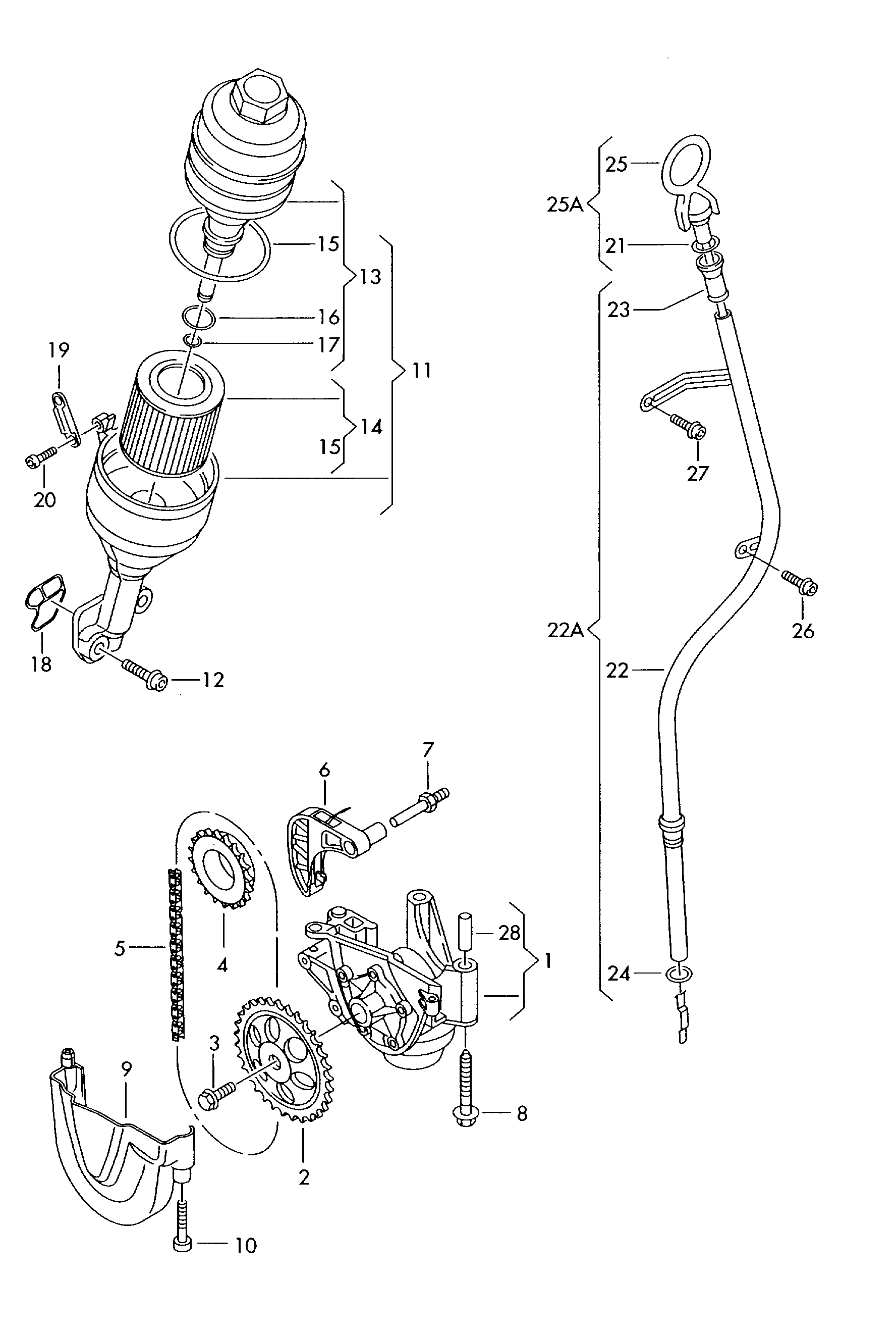 Seat 03E 109 507 P - Kettenspanner, Ölpumpenantrieb alexcarstop-ersatzteile.com