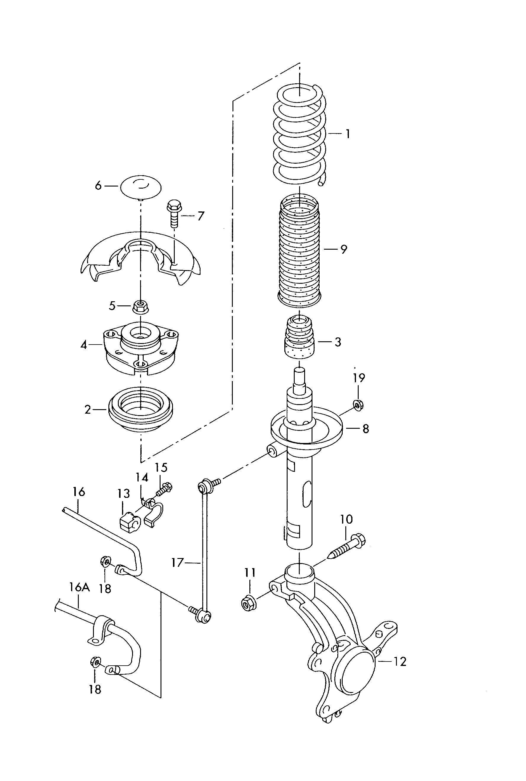 Seat 6Q0 411 314 R - Lagerbuchse, Stabilisator alexcarstop-ersatzteile.com