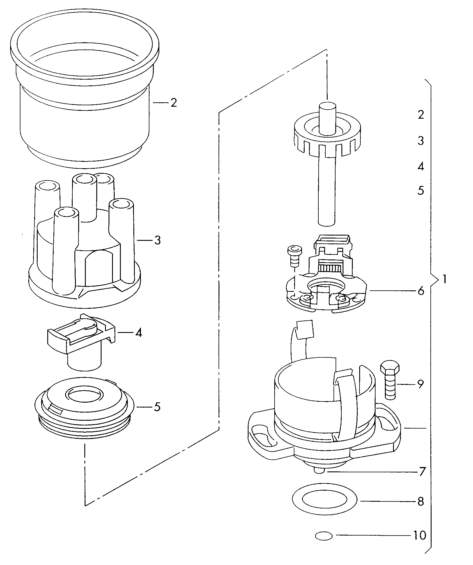 VW 030 905 241 A - Generatorregler alexcarstop-ersatzteile.com