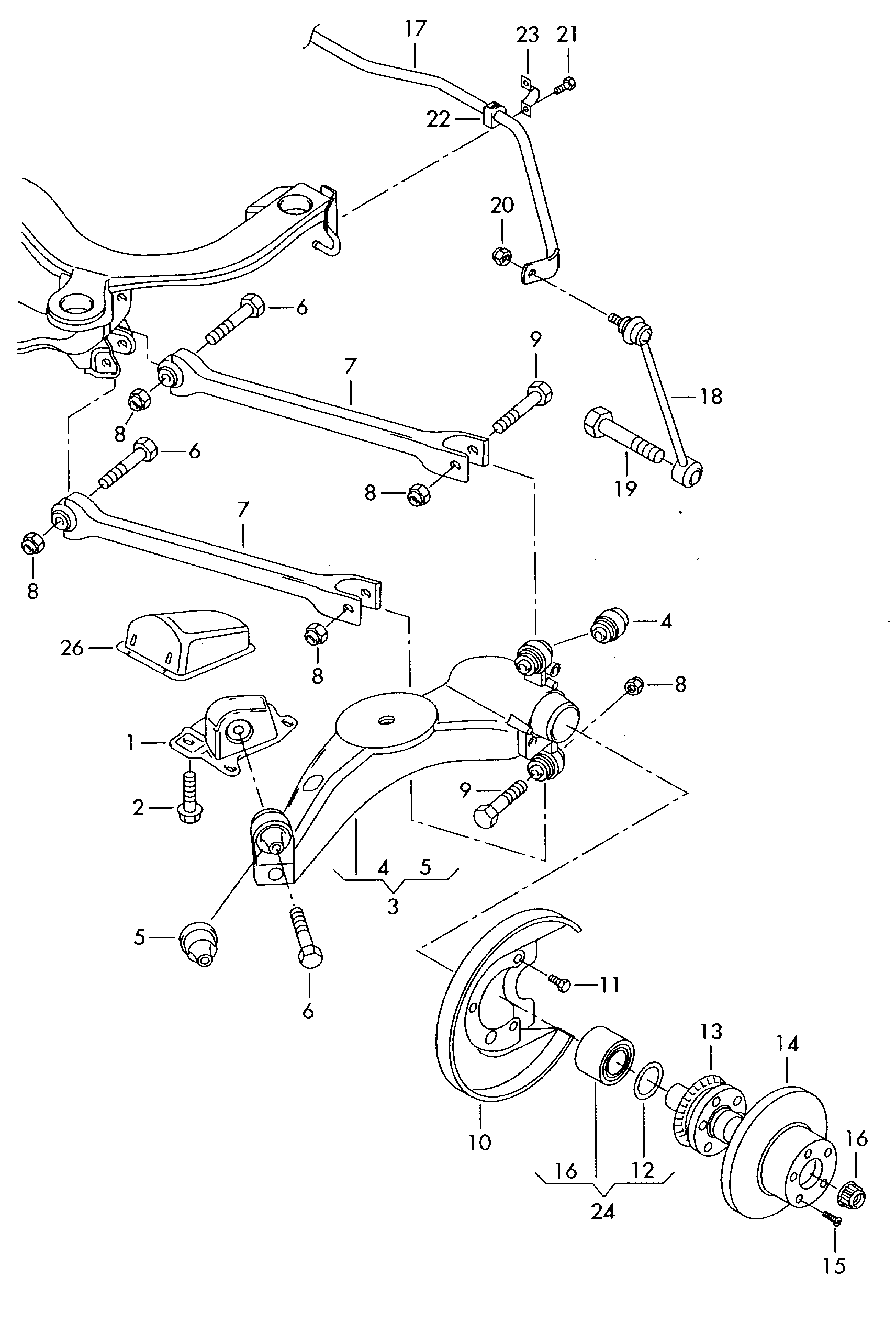 VW 1J0 598 625 - Radlagersatz alexcarstop-ersatzteile.com