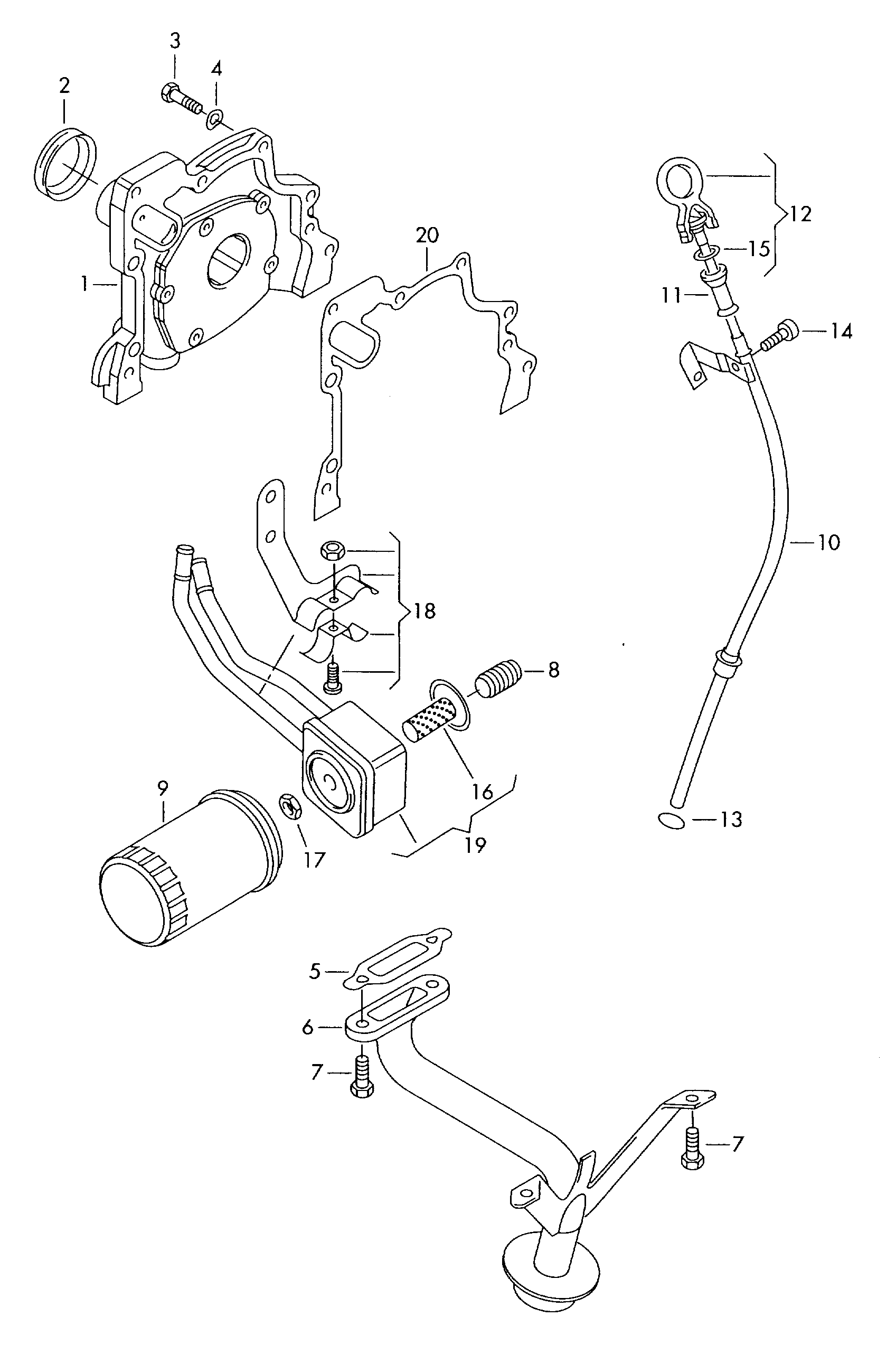 Seat 030 115 561 AN - Ölfilter alexcarstop-ersatzteile.com