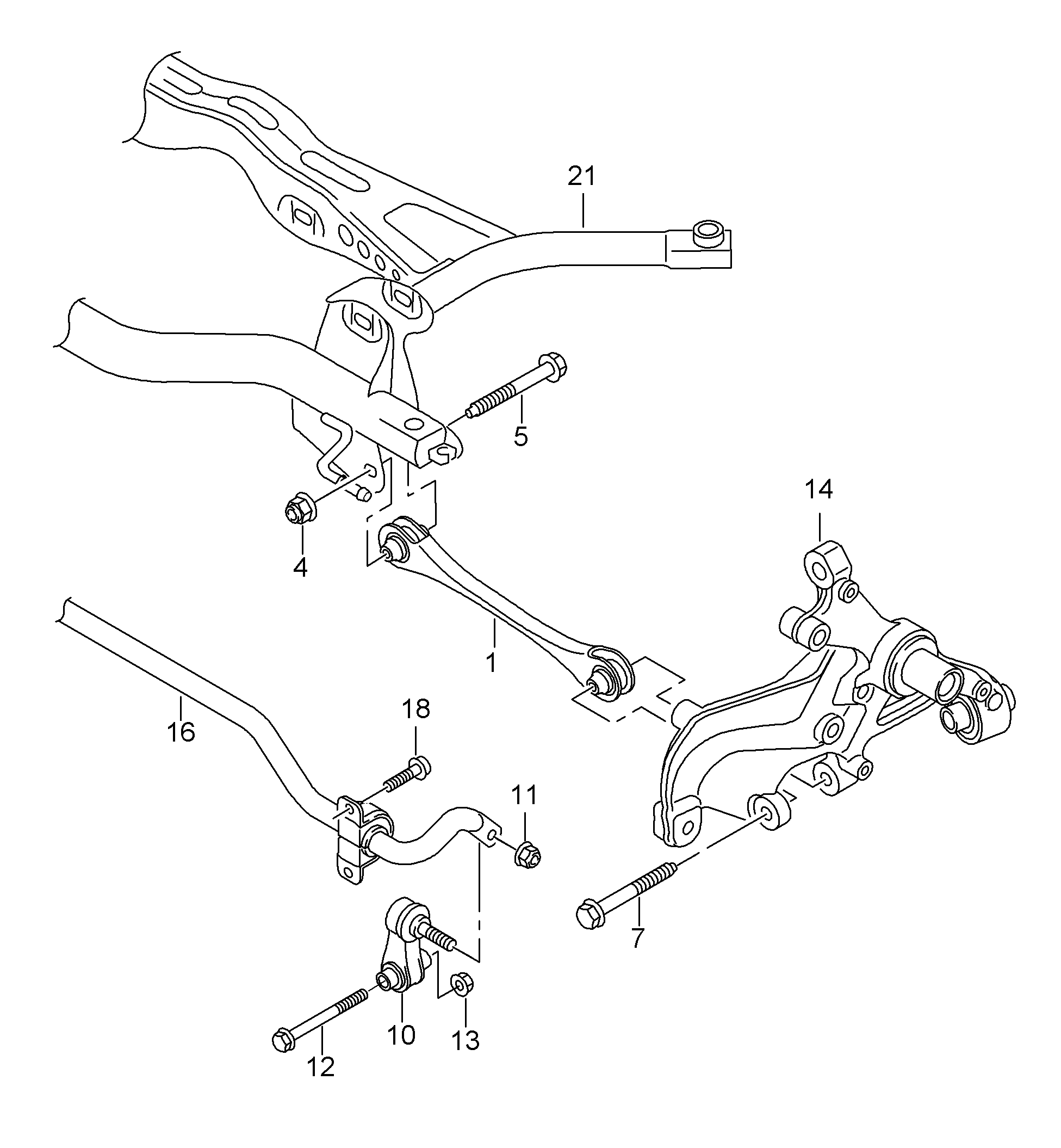 VW 5Q0 505 465 A - Stange / Strebe, Stabilisator alexcarstop-ersatzteile.com