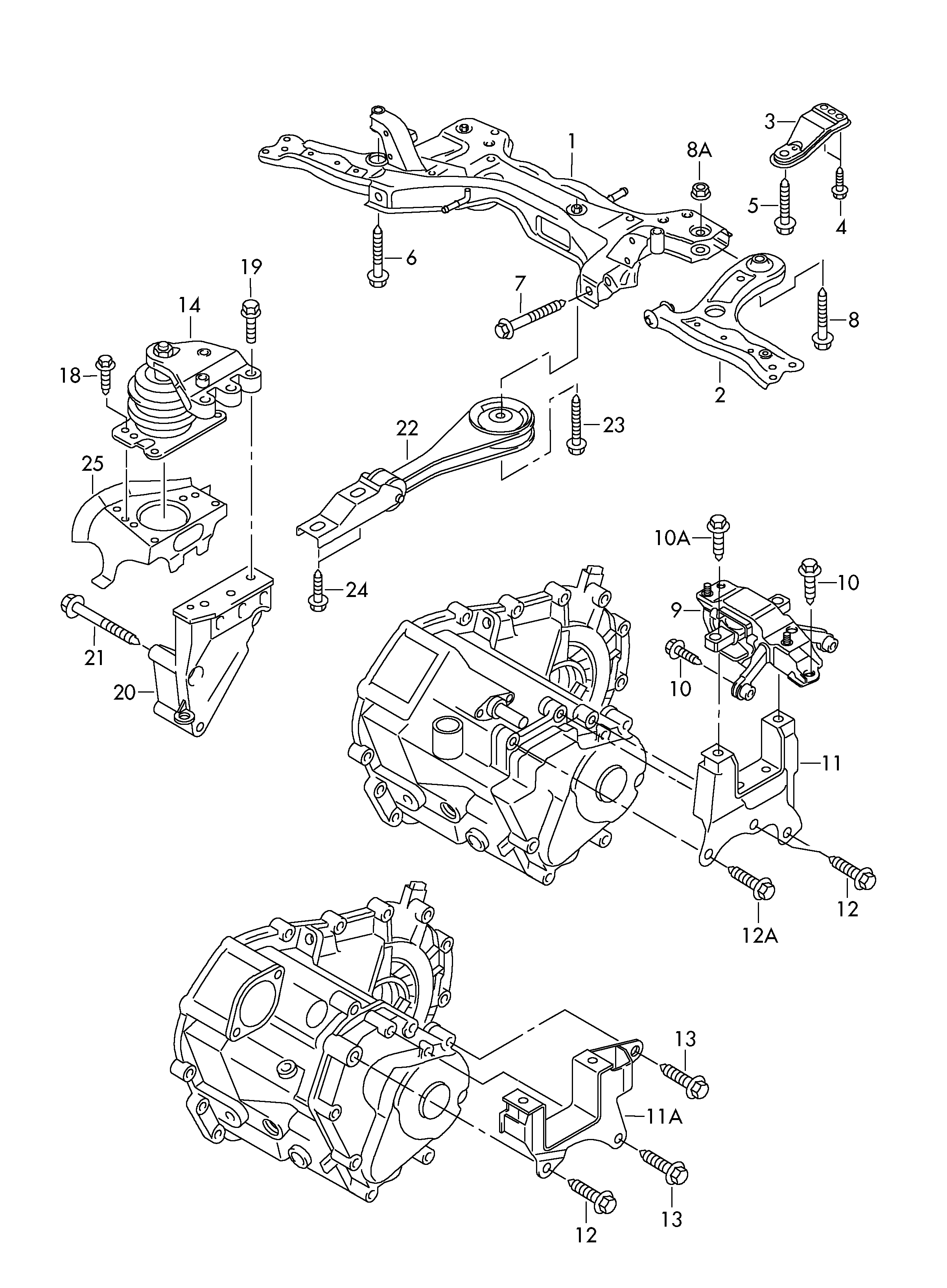 VW 6R0199555 - Lagerung, Schaltgetriebe alexcarstop-ersatzteile.com