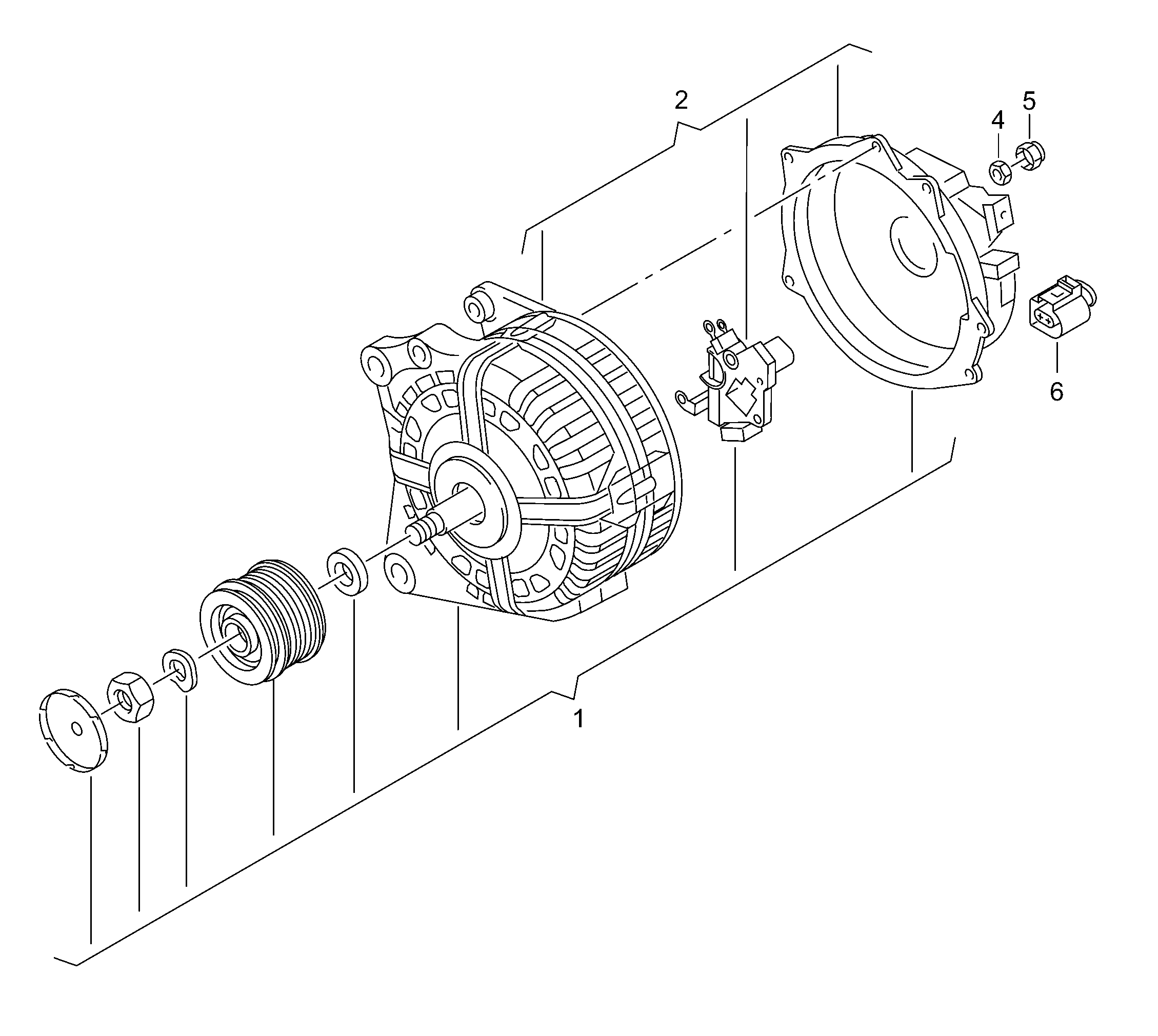 Skoda 04E 903 023JX - Generator alexcarstop-ersatzteile.com