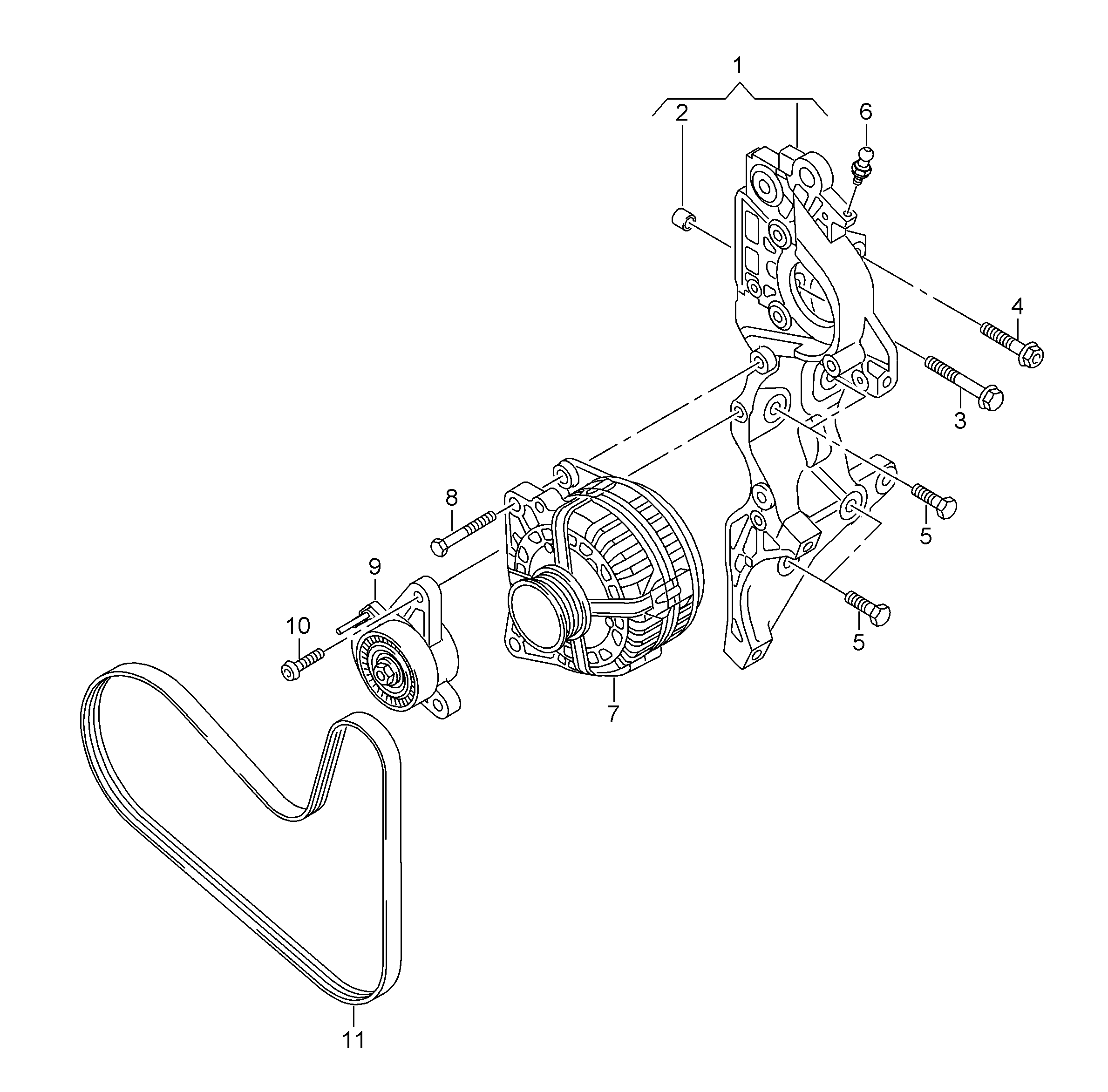 AUDI 04L 903 315 A - Riemenspanner, Keilrippenriemen alexcarstop-ersatzteile.com