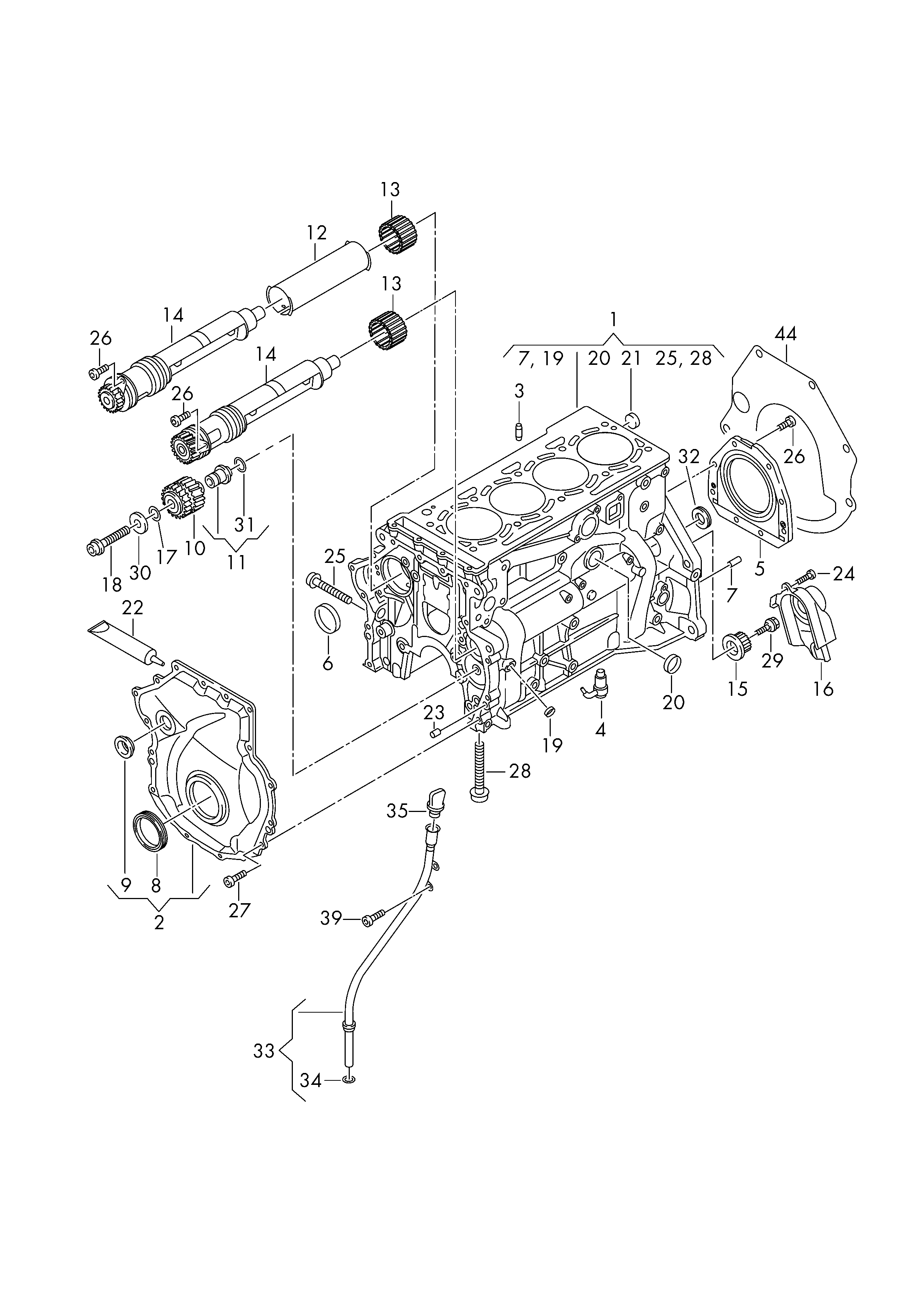 Seat 06K 103 171 A - Wellendichtring, Kurbelwelle alexcarstop-ersatzteile.com