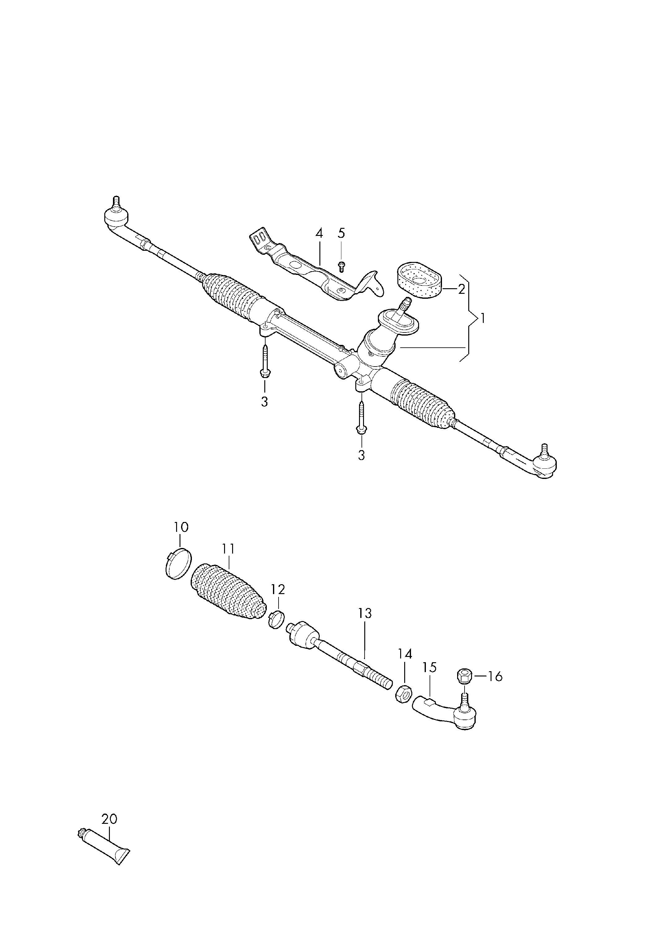 Seat 6C0 423 811 A - Spurstangenkopf alexcarstop-ersatzteile.com