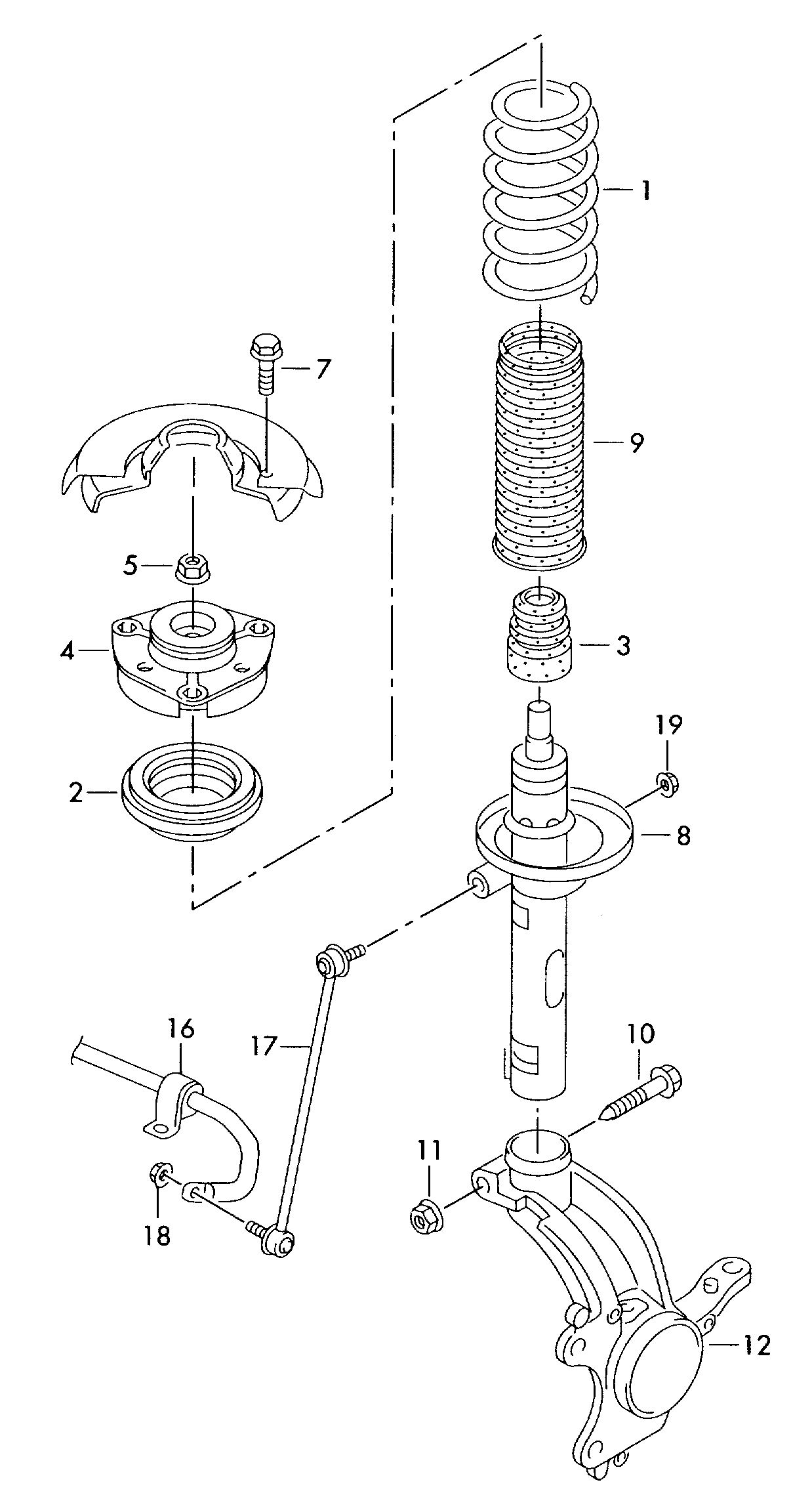 VAG 3C0413031BB - Stoßdämpfer alexcarstop-ersatzteile.com