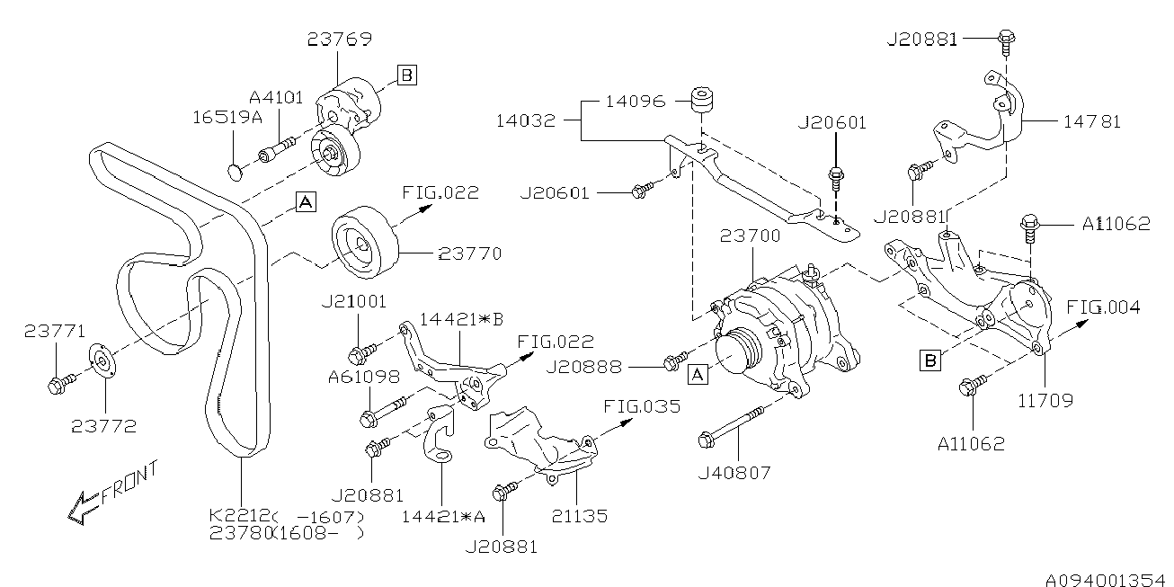 Subaru 809221200 - Keilrippenriemen alexcarstop-ersatzteile.com