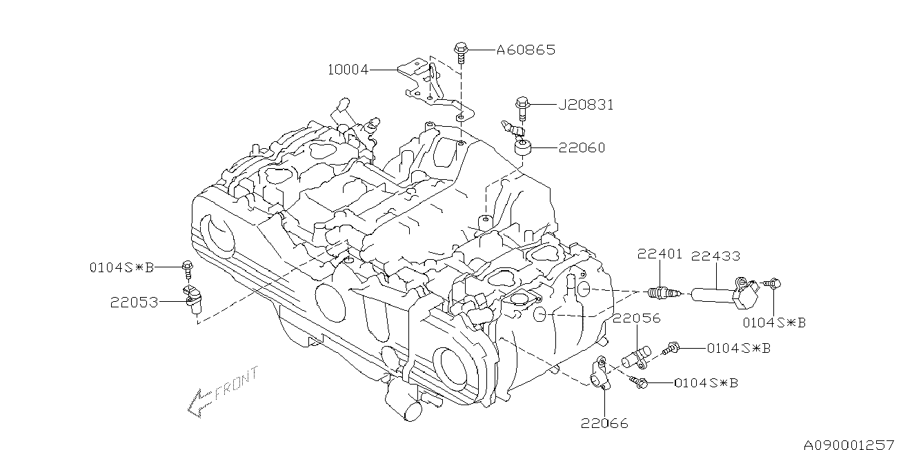 Subaru 22401-AA730 - Zündkerze alexcarstop-ersatzteile.com