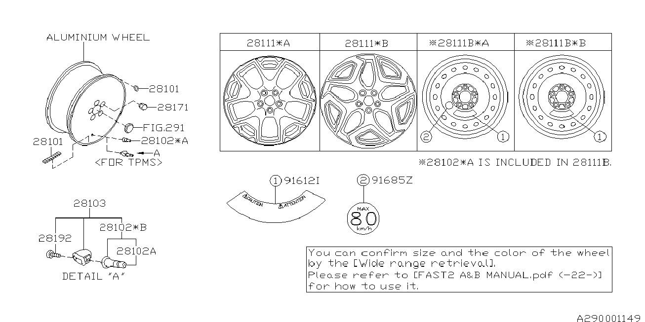 Subaru 28103FL000 - Radsensor, Reifendruck-Kontrollsystem alexcarstop-ersatzteile.com