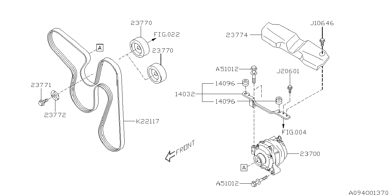 Subaru 809221170 - Keilrippenriemen alexcarstop-ersatzteile.com