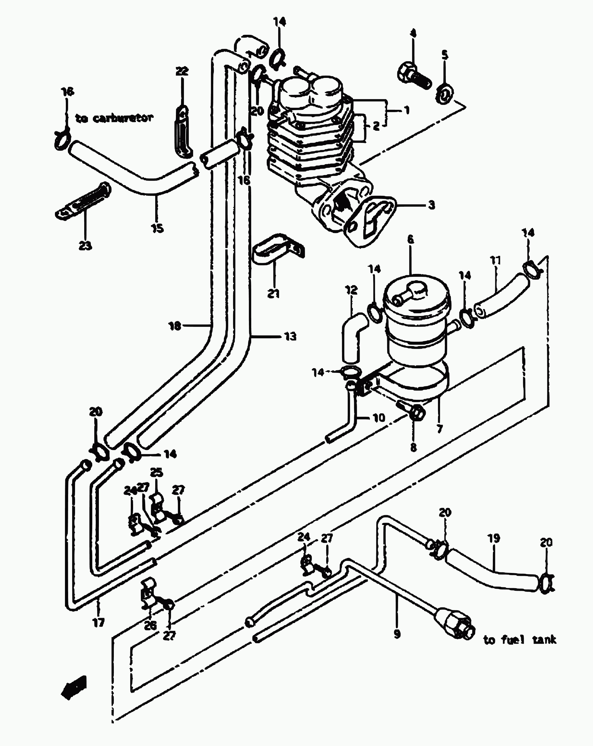 Suzuki 15410-79100 - Kraftstofffilter alexcarstop-ersatzteile.com