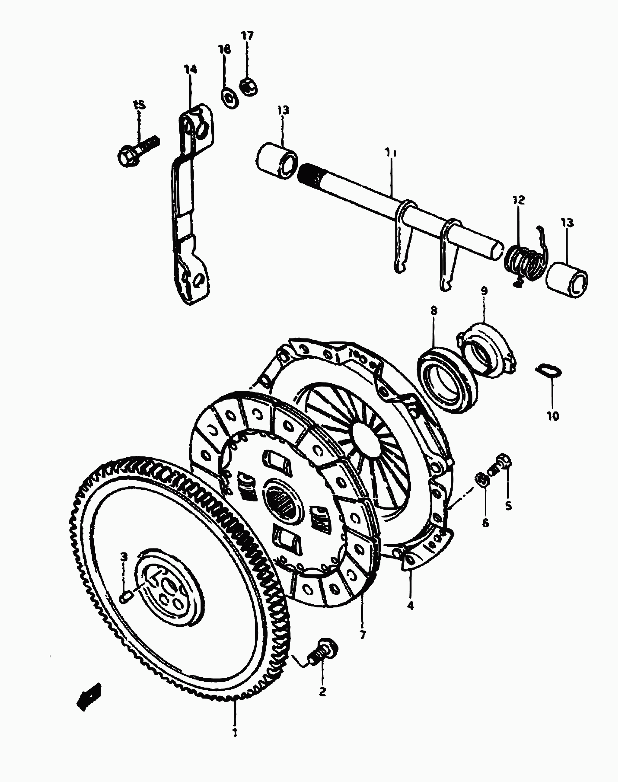 Suzuki 09269-38001 - Ausrücklager alexcarstop-ersatzteile.com