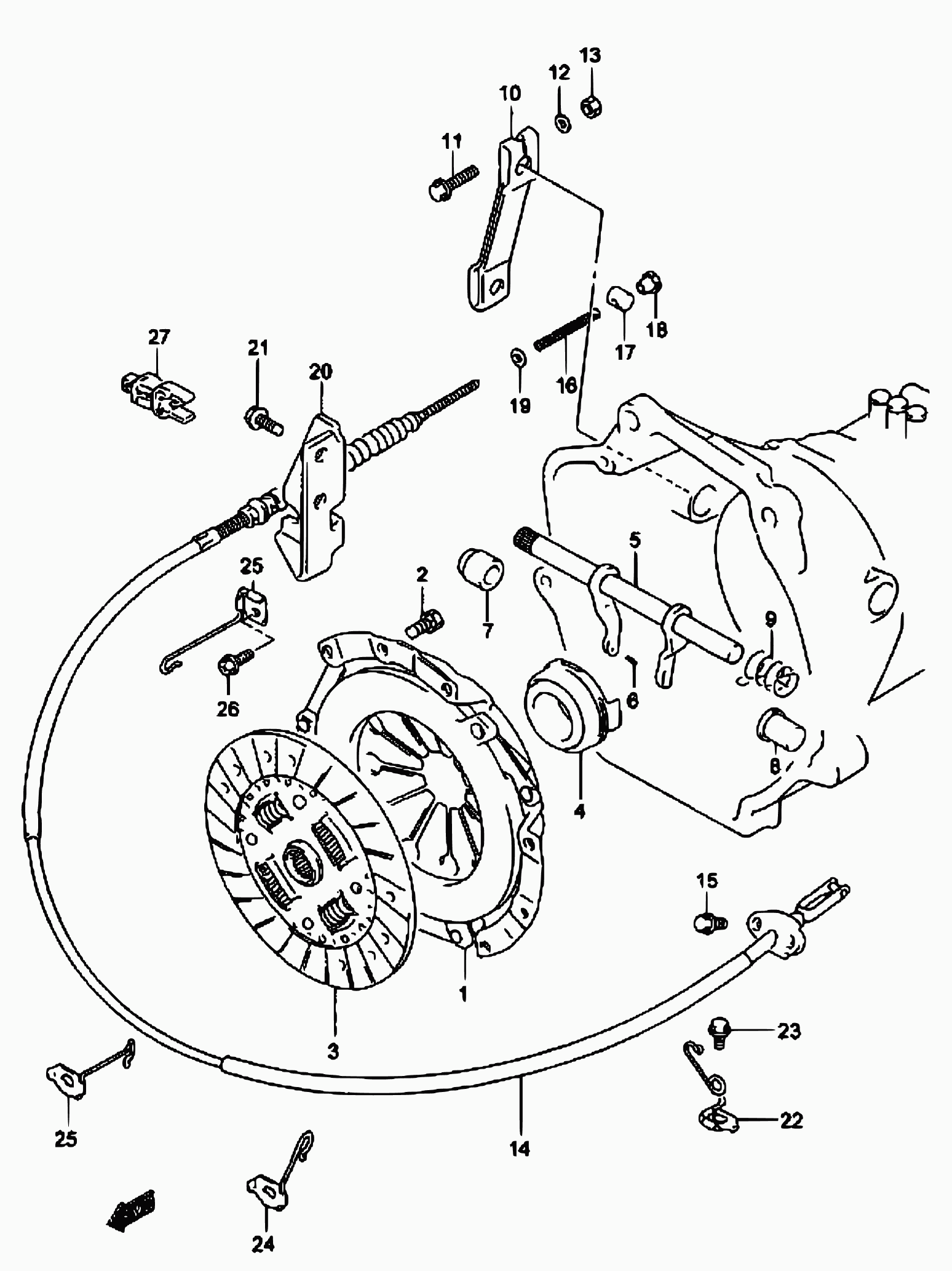 Hyundai 22100-66DA0 - Kupplungsdruckplatte alexcarstop-ersatzteile.com