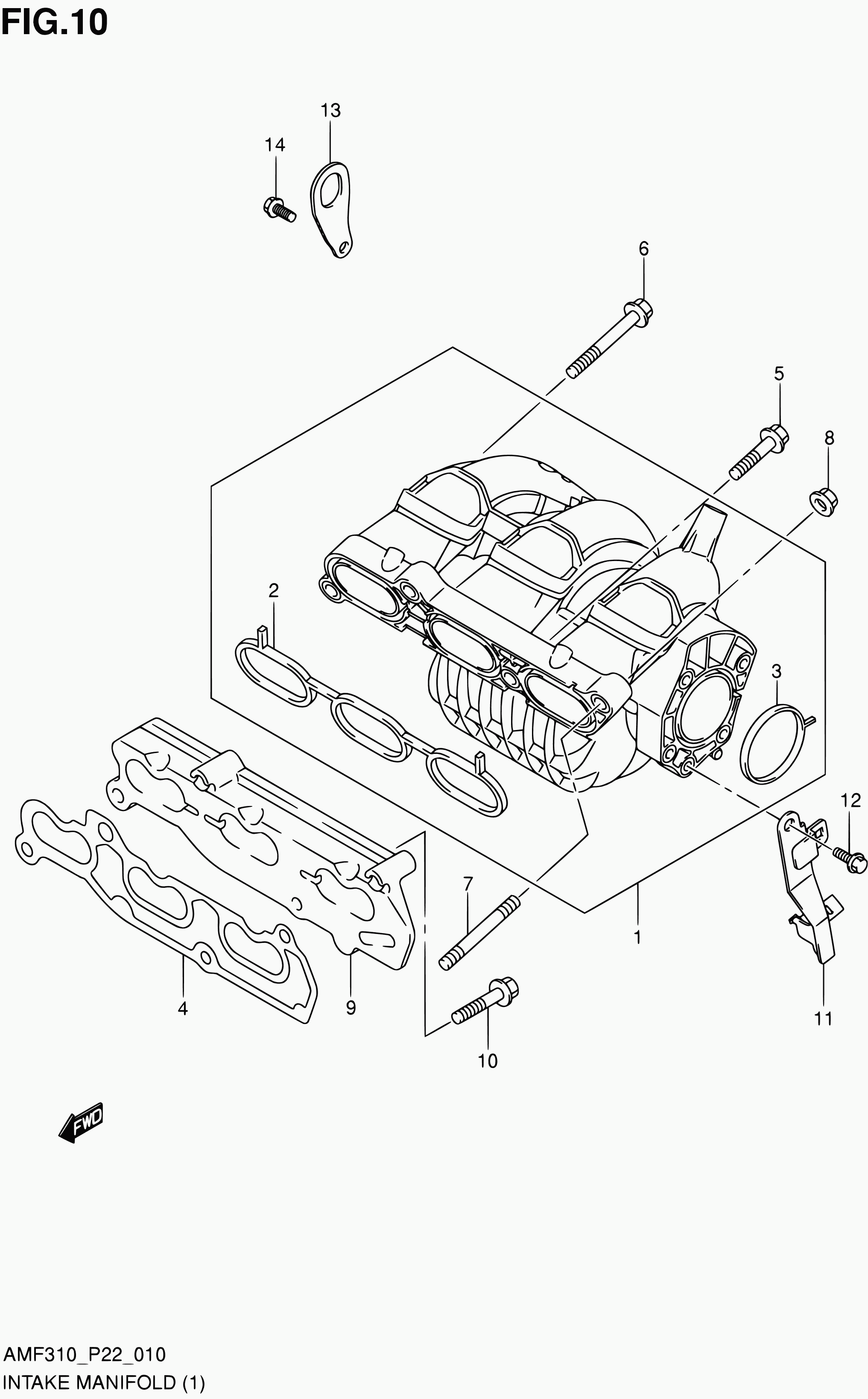 Suzuki 01550-0835B - Schraube, Abgasanlage alexcarstop-ersatzteile.com