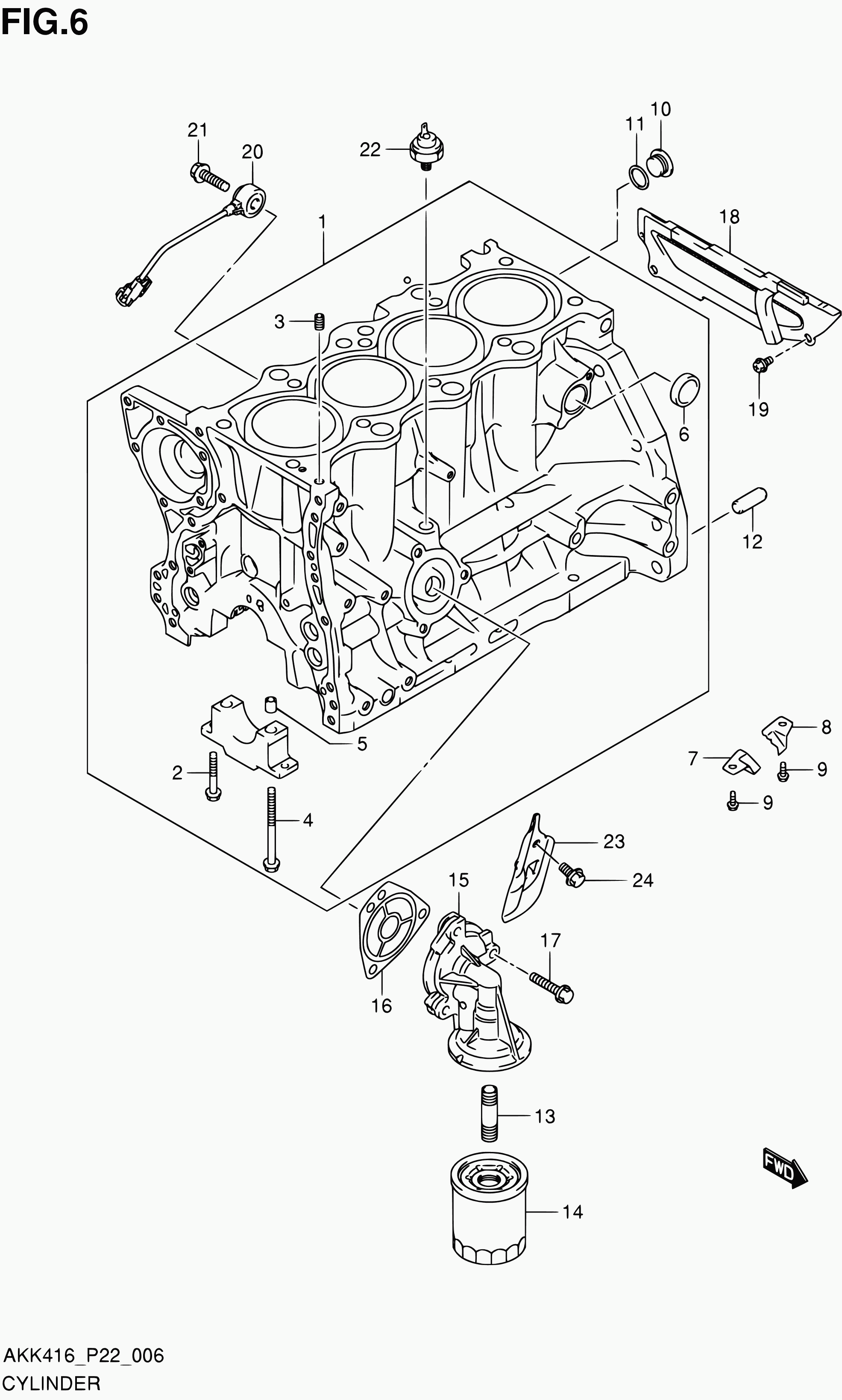 Suzuki 16510-61A31 - Ölfilter alexcarstop-ersatzteile.com