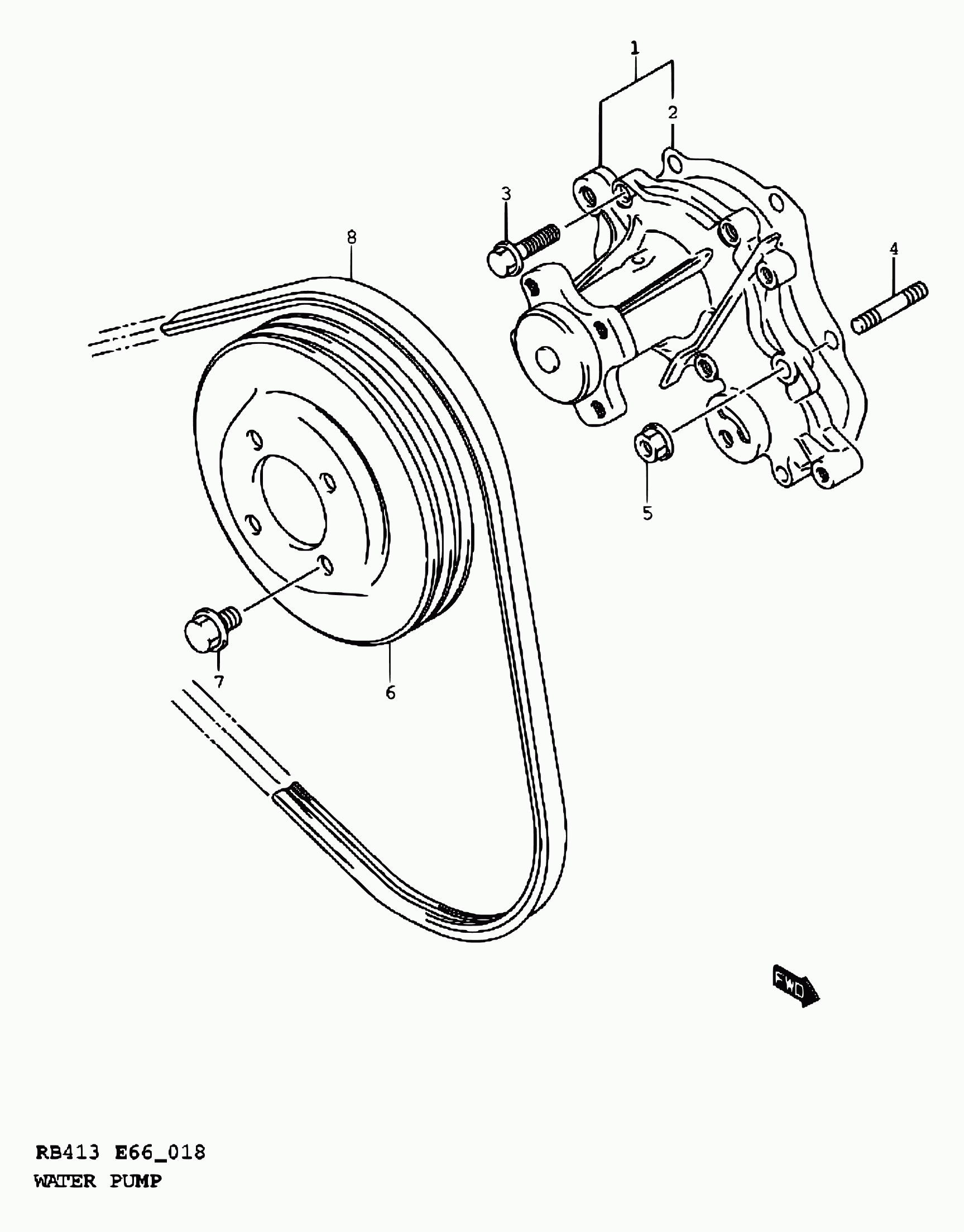 Suzuki 17521-83E00 - Keilrippenriemen alexcarstop-ersatzteile.com