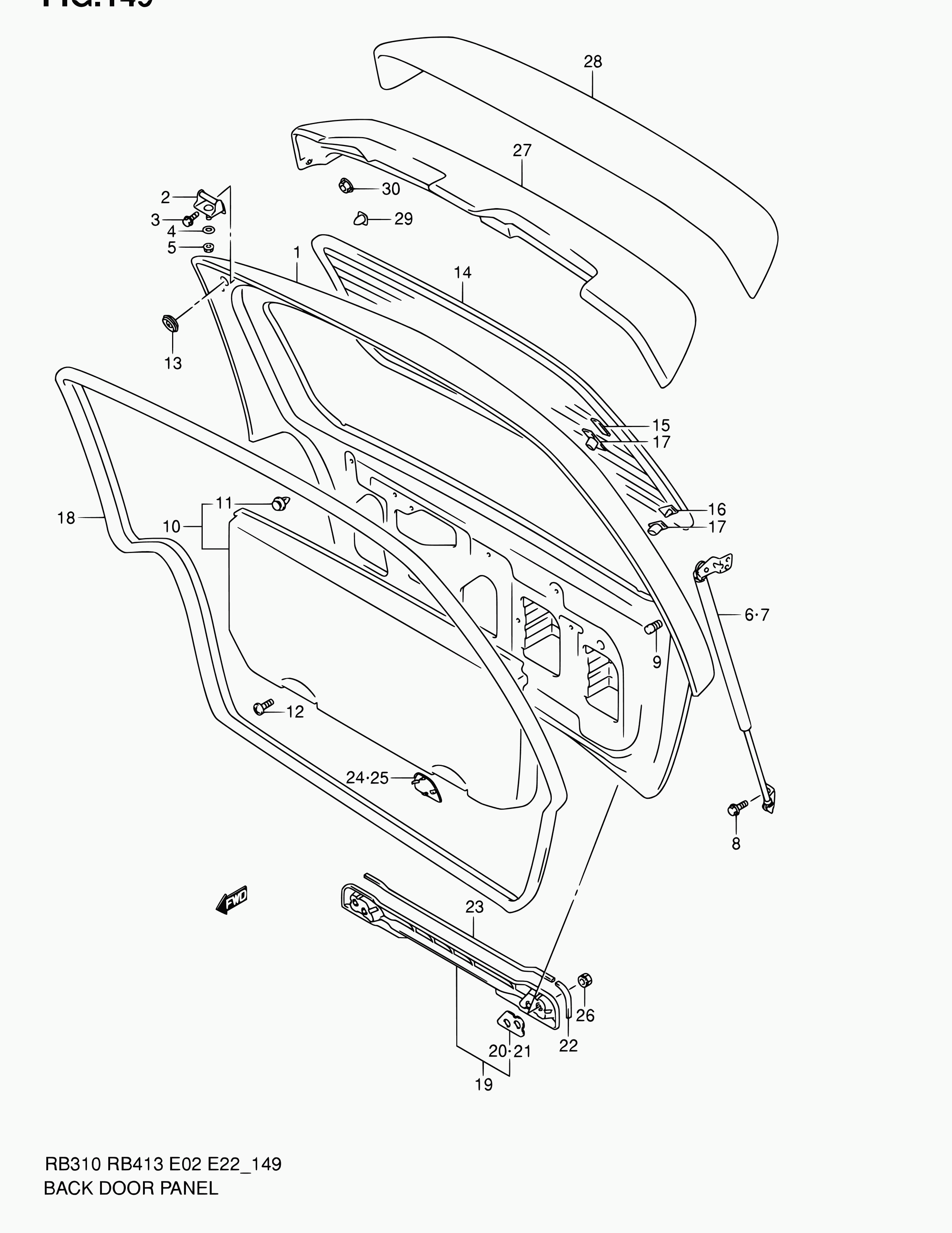 Vauxhall 81860-83E10-X10 - Gasfeder, Koffer / Laderaum alexcarstop-ersatzteile.com