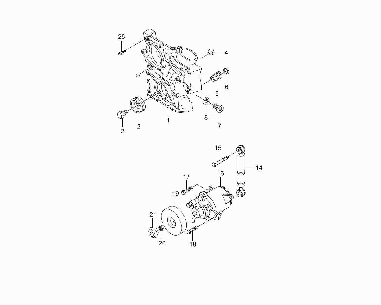 Chevrolet 1112000770 - Umlenk / Führungsrolle, Keilrippenriemen alexcarstop-ersatzteile.com