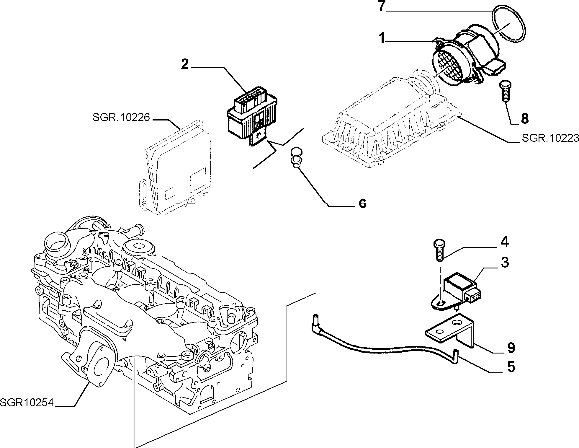 PEUGEOT 96 29 471080 - Luftmassenmesser alexcarstop-ersatzteile.com