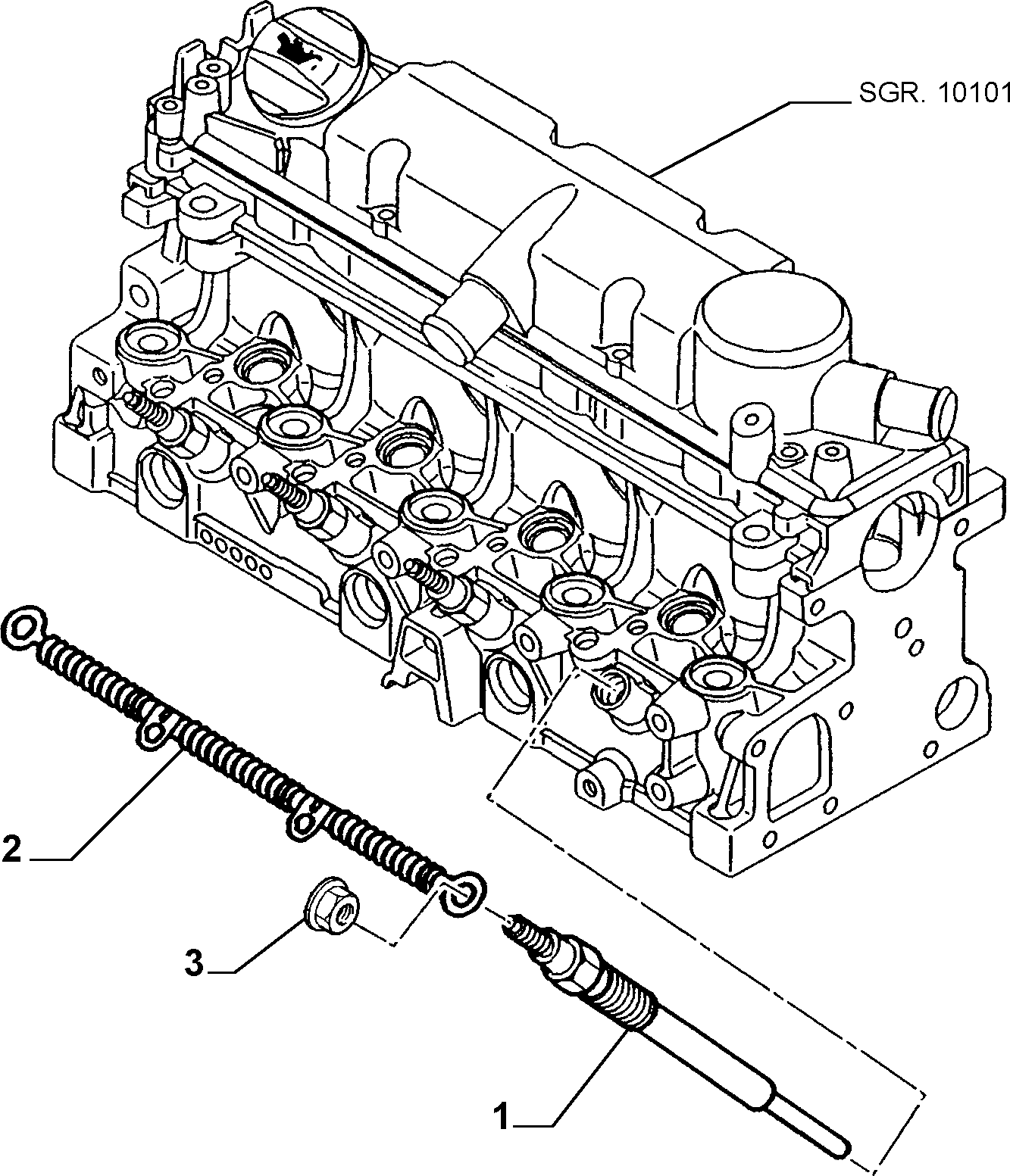 Chevrolet 9651029780 - Glühkerze alexcarstop-ersatzteile.com