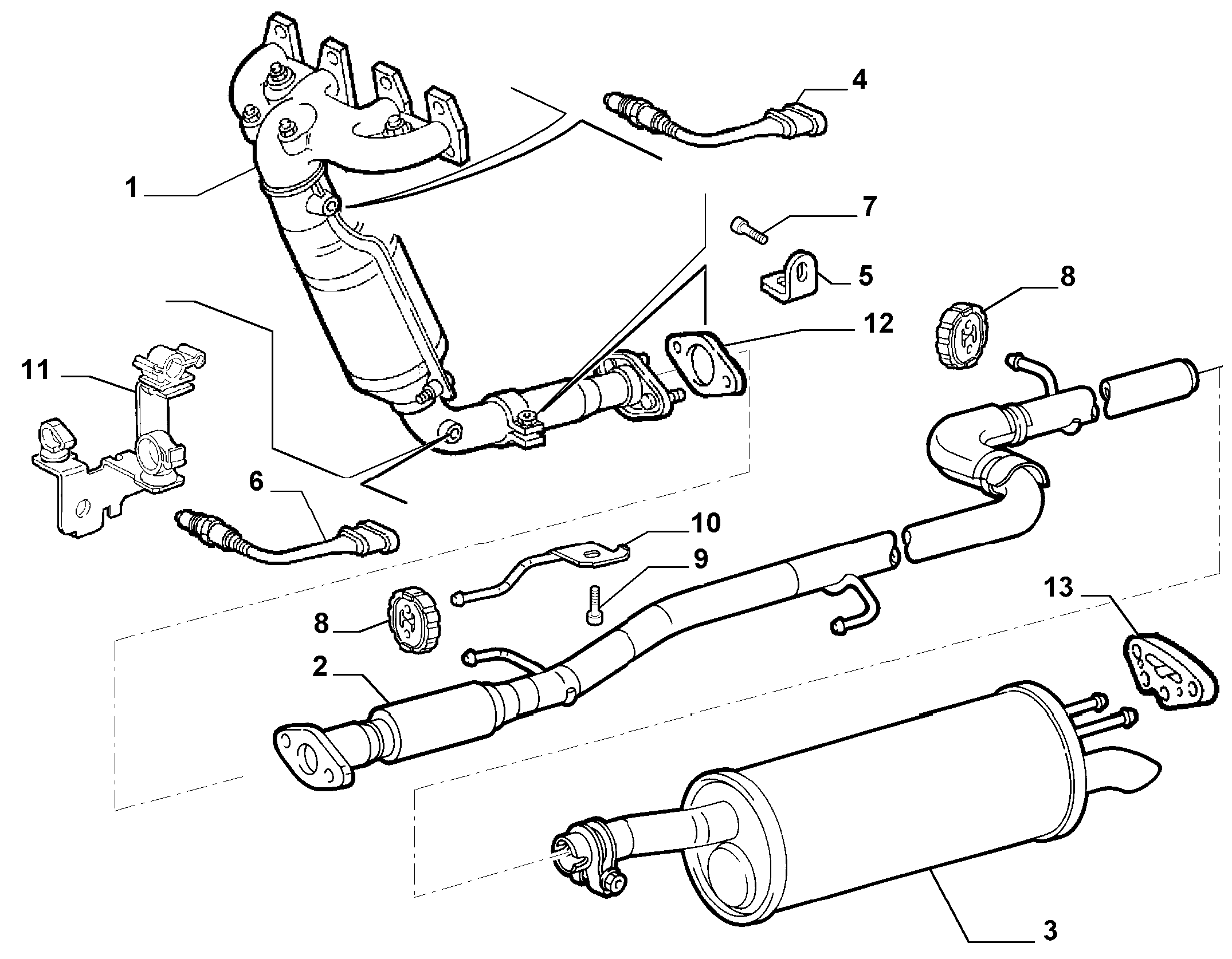 Lancia 46750241 - Lambdasonde alexcarstop-ersatzteile.com