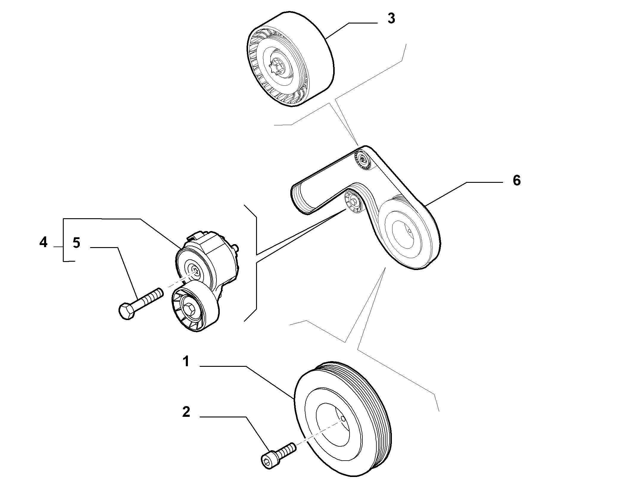 FIAT 51815020 - Umlenk / Führungsrolle, Keilrippenriemen alexcarstop-ersatzteile.com