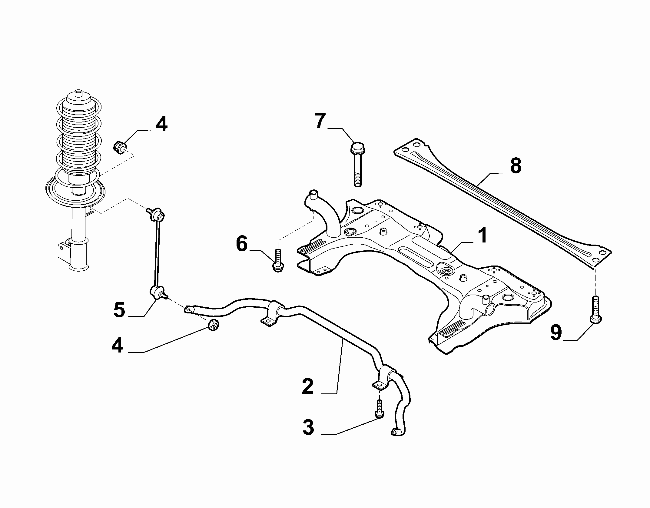 Lancia 51935875 - Stange / Strebe, Stabilisator alexcarstop-ersatzteile.com