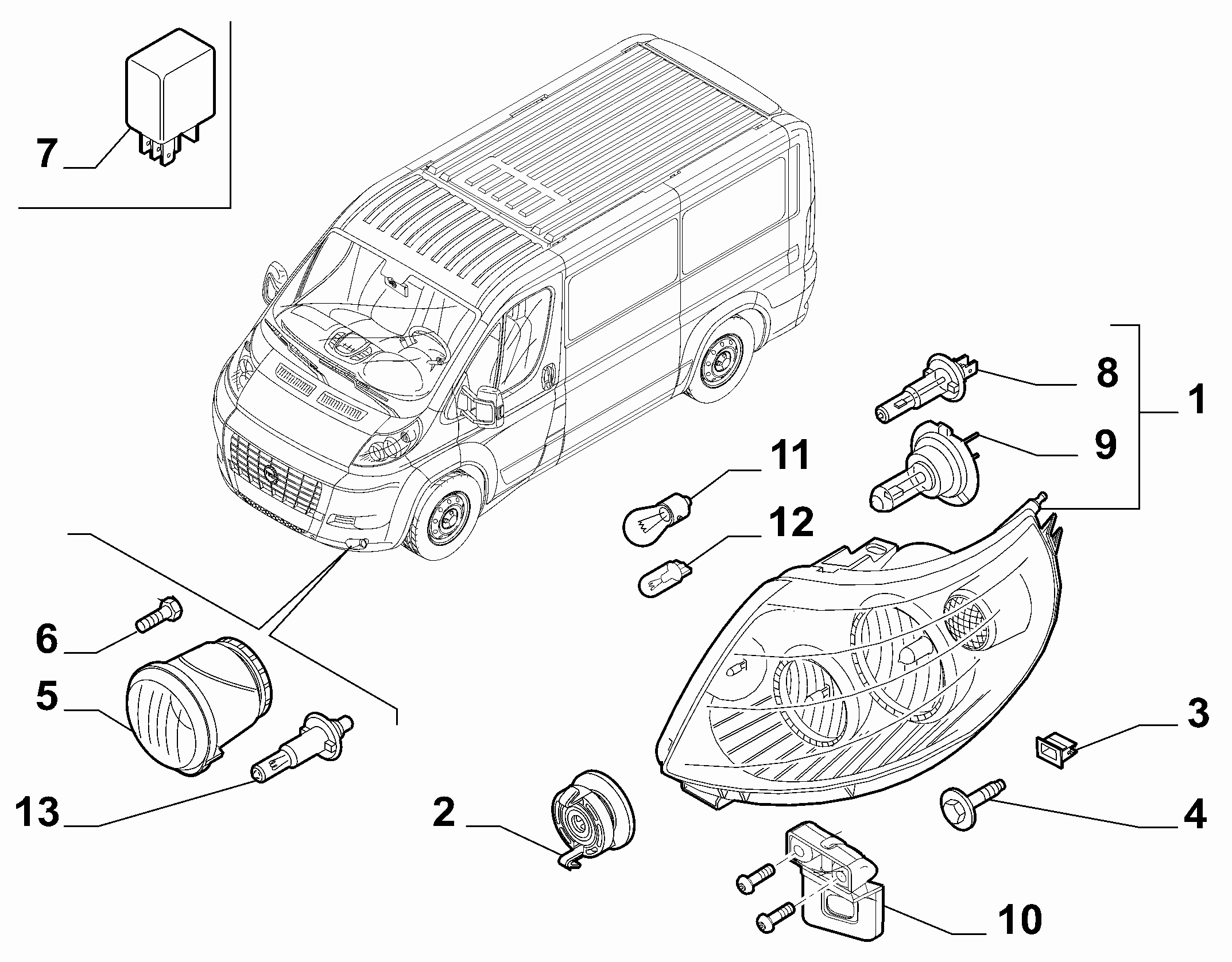 FIAT 14151095 - Glühlampe, Nebelscheinwerfer alexcarstop-ersatzteile.com