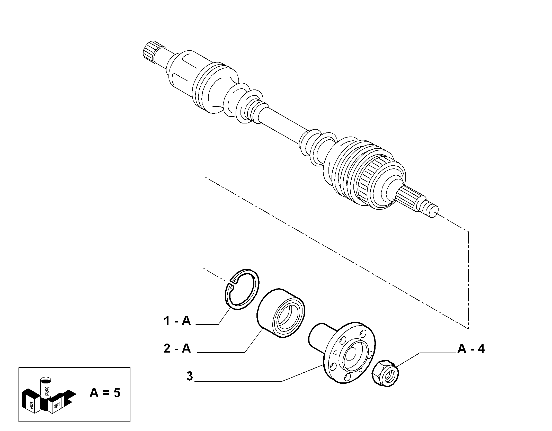 FIAT 11062176 - Radlagersatz alexcarstop-ersatzteile.com