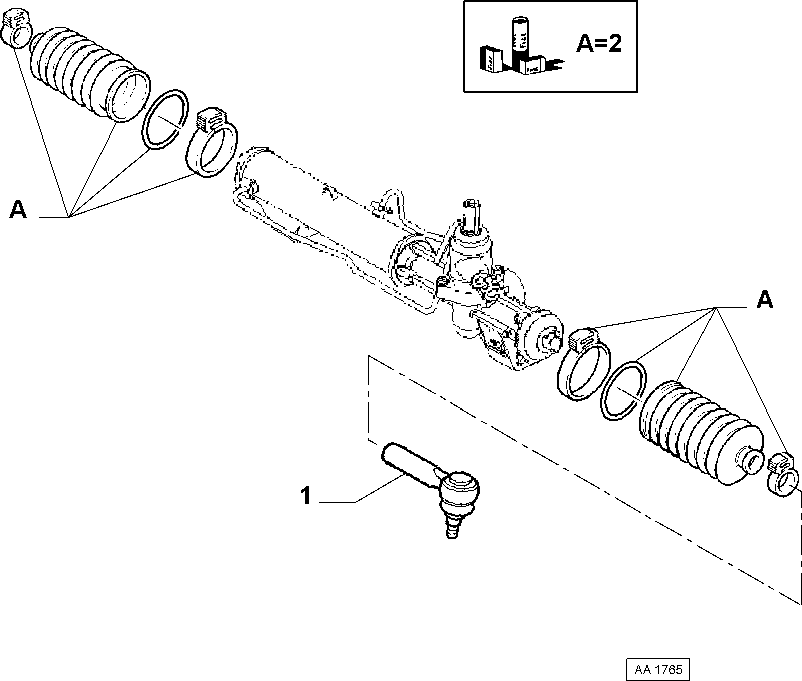 FIAT 9403817738 - Spurstangenkopf alexcarstop-ersatzteile.com