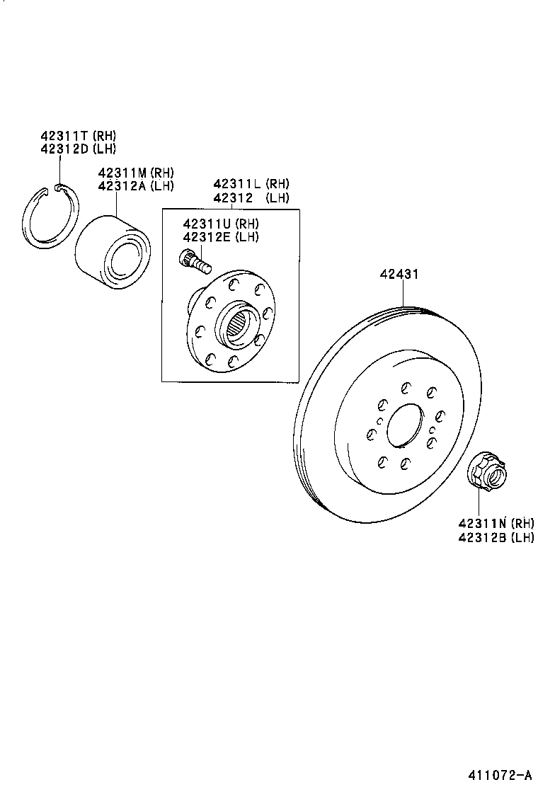 Berliet 90363-40066 - Radlagersatz alexcarstop-ersatzteile.com