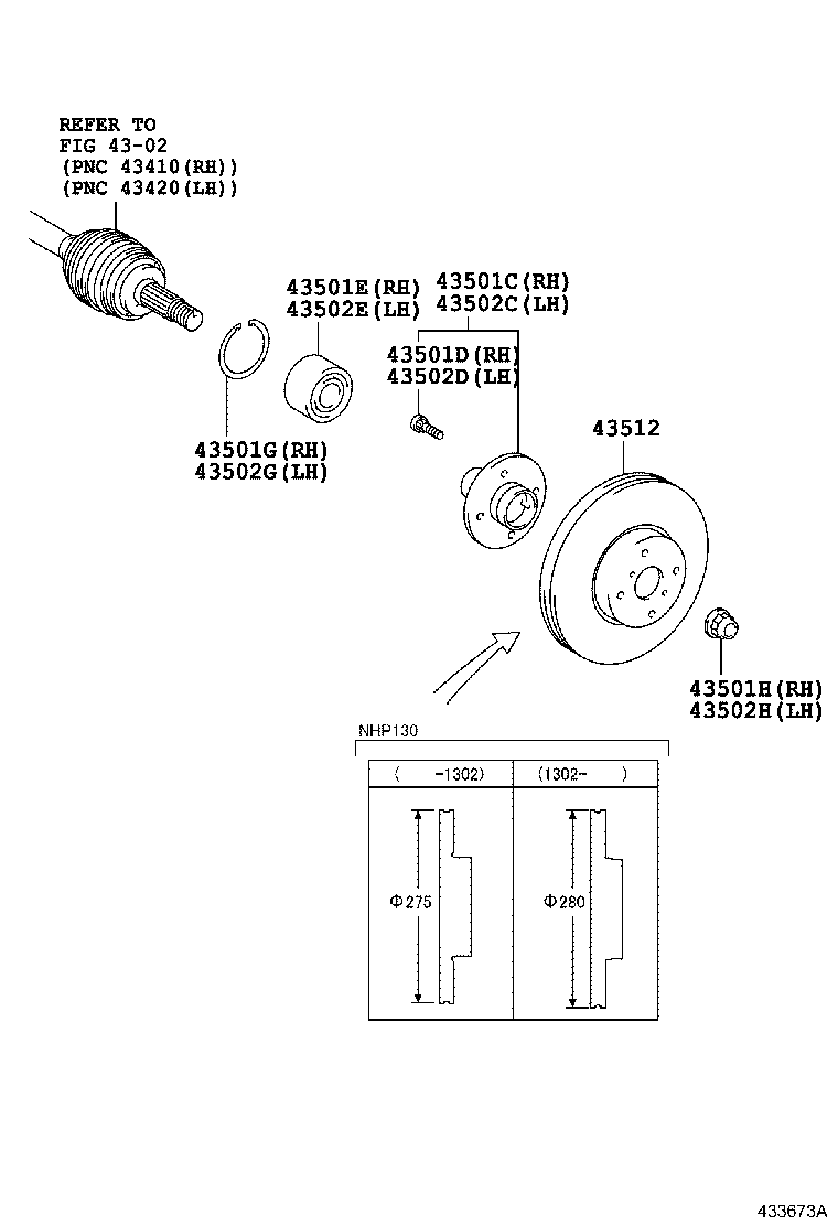 TOYOTA 435020D100 - Radlagersatz alexcarstop-ersatzteile.com