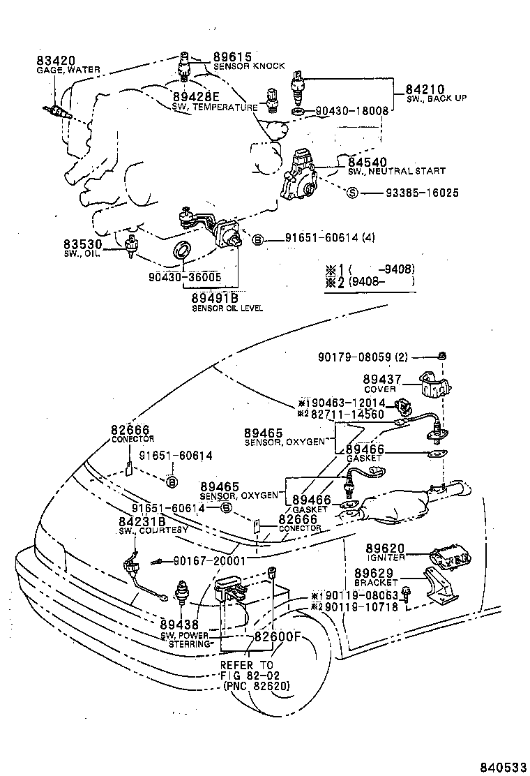 TOYOTA 89465 29415 - Lambdasonde alexcarstop-ersatzteile.com