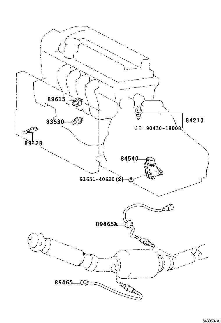 LEXUS 89465-52050 - Lambdasonde alexcarstop-ersatzteile.com