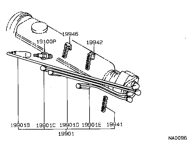 TOYOTA 90919-01064 - Zündkerze alexcarstop-ersatzteile.com