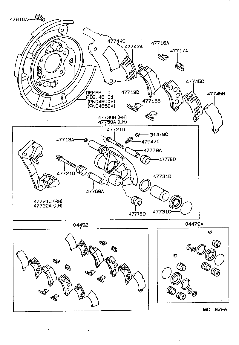 Berliet 04492-33020 - Bremsbelagsatz, Scheibenbremse alexcarstop-ersatzteile.com