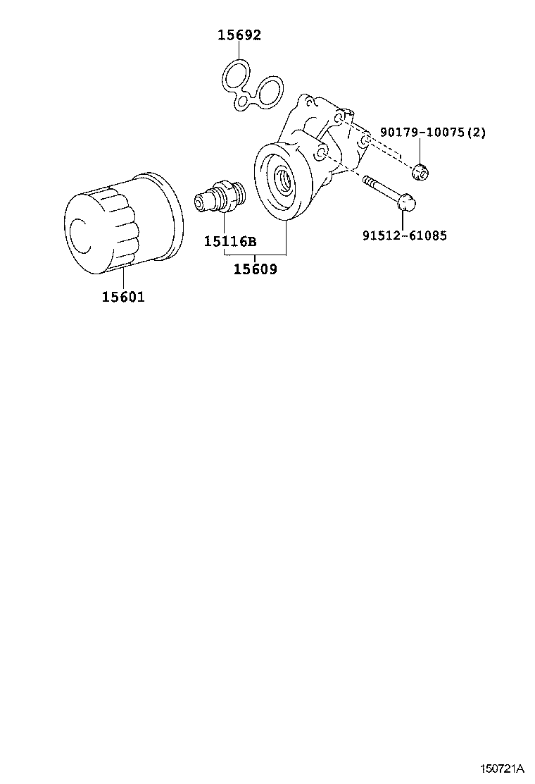 TOYOTA 90915-30003 - Ölfilter alexcarstop-ersatzteile.com