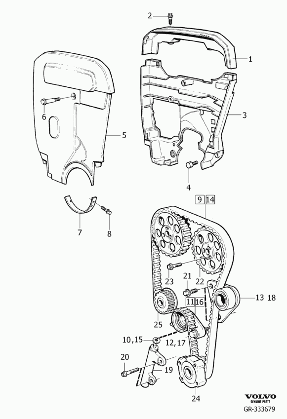 Volvo 30758266 - Zahnriemensatz alexcarstop-ersatzteile.com