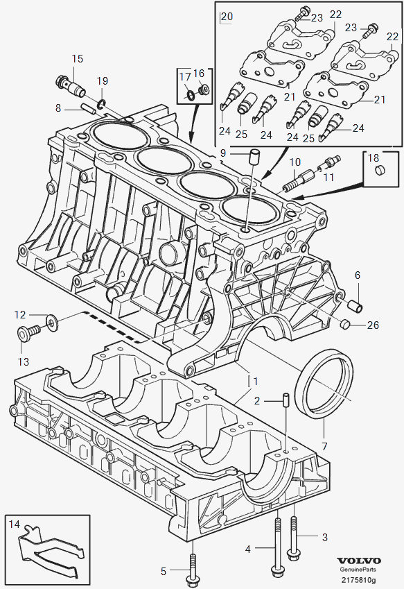 Volvo 11996 - Dichtring, Ölablassschraube alexcarstop-ersatzteile.com