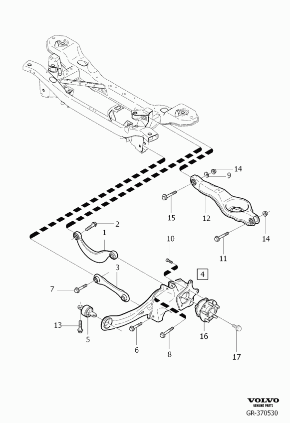 MAZDA 31277305 - Lenker, Radaufhängung alexcarstop-ersatzteile.com