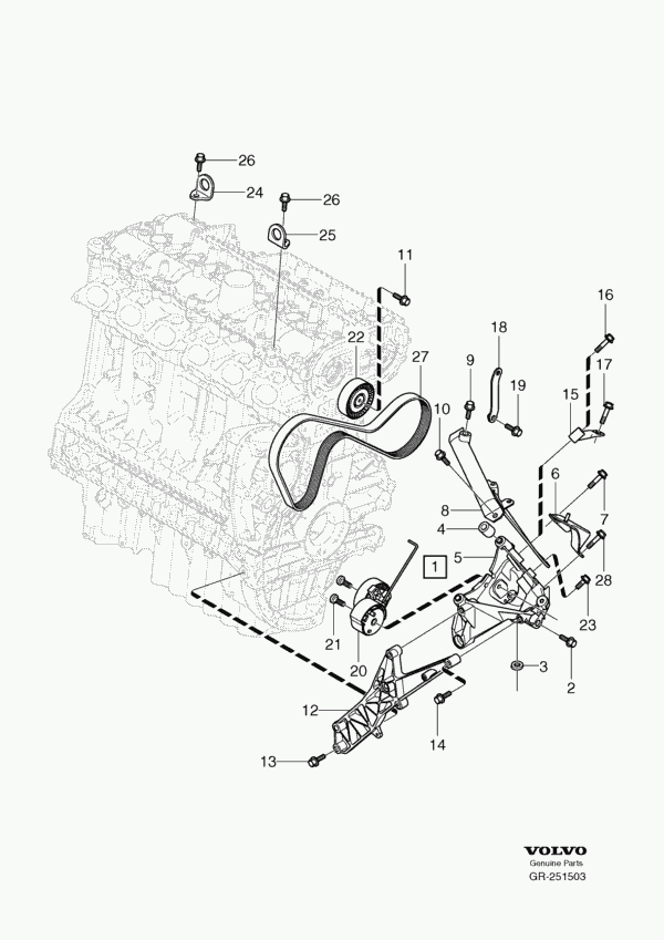 Volvo 31251046 - Keilrippenriemen alexcarstop-ersatzteile.com