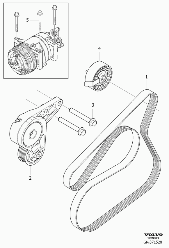 Volvo 31330157 - Keilrippenriemen alexcarstop-ersatzteile.com